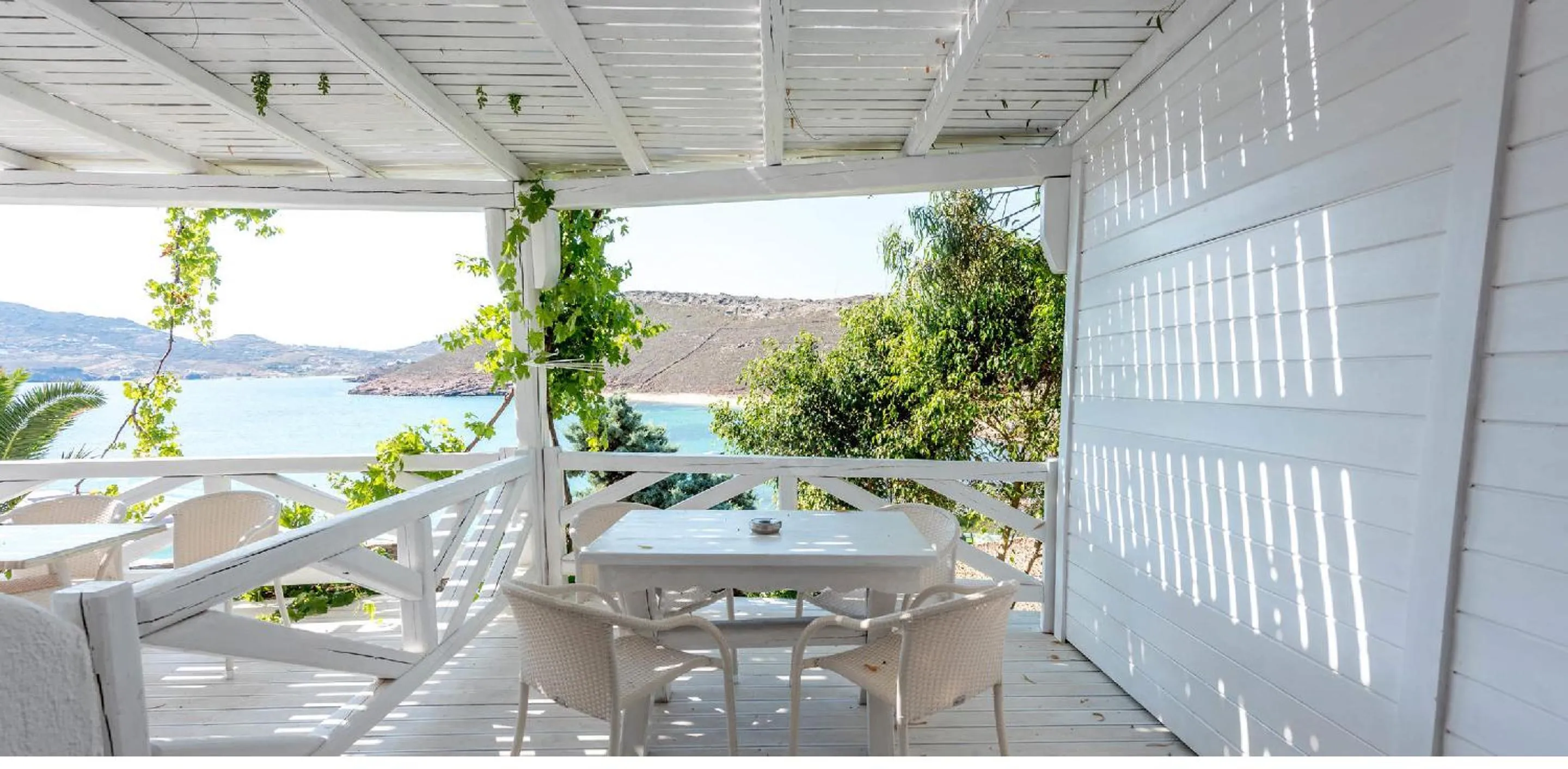 Balcony/Terrace in Panormos Village Hotel