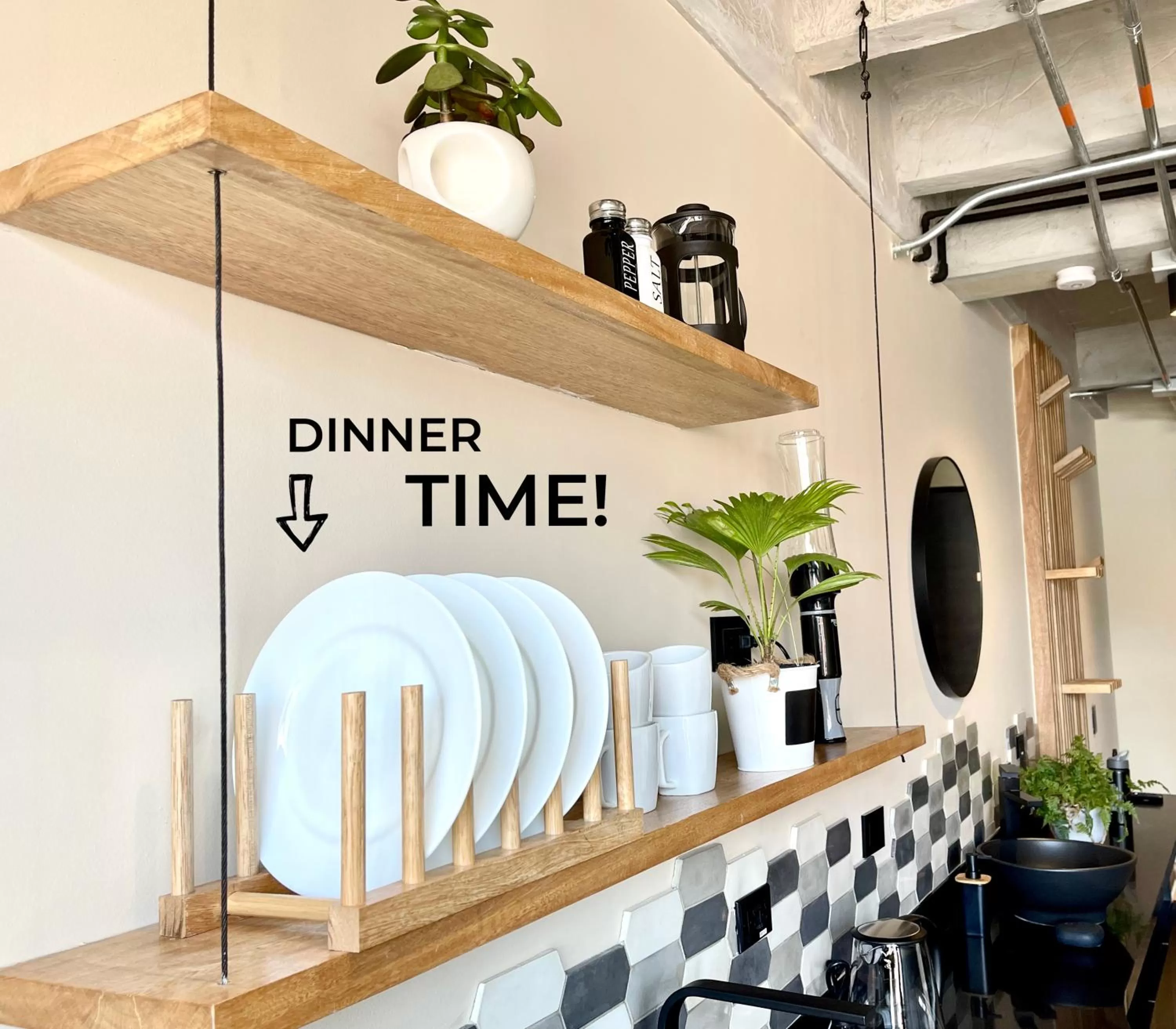 Kitchen or kitchenette in Beminimal Hotel