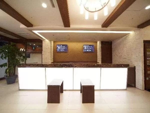 Lobby or reception in Dormy Inn Hiroshima