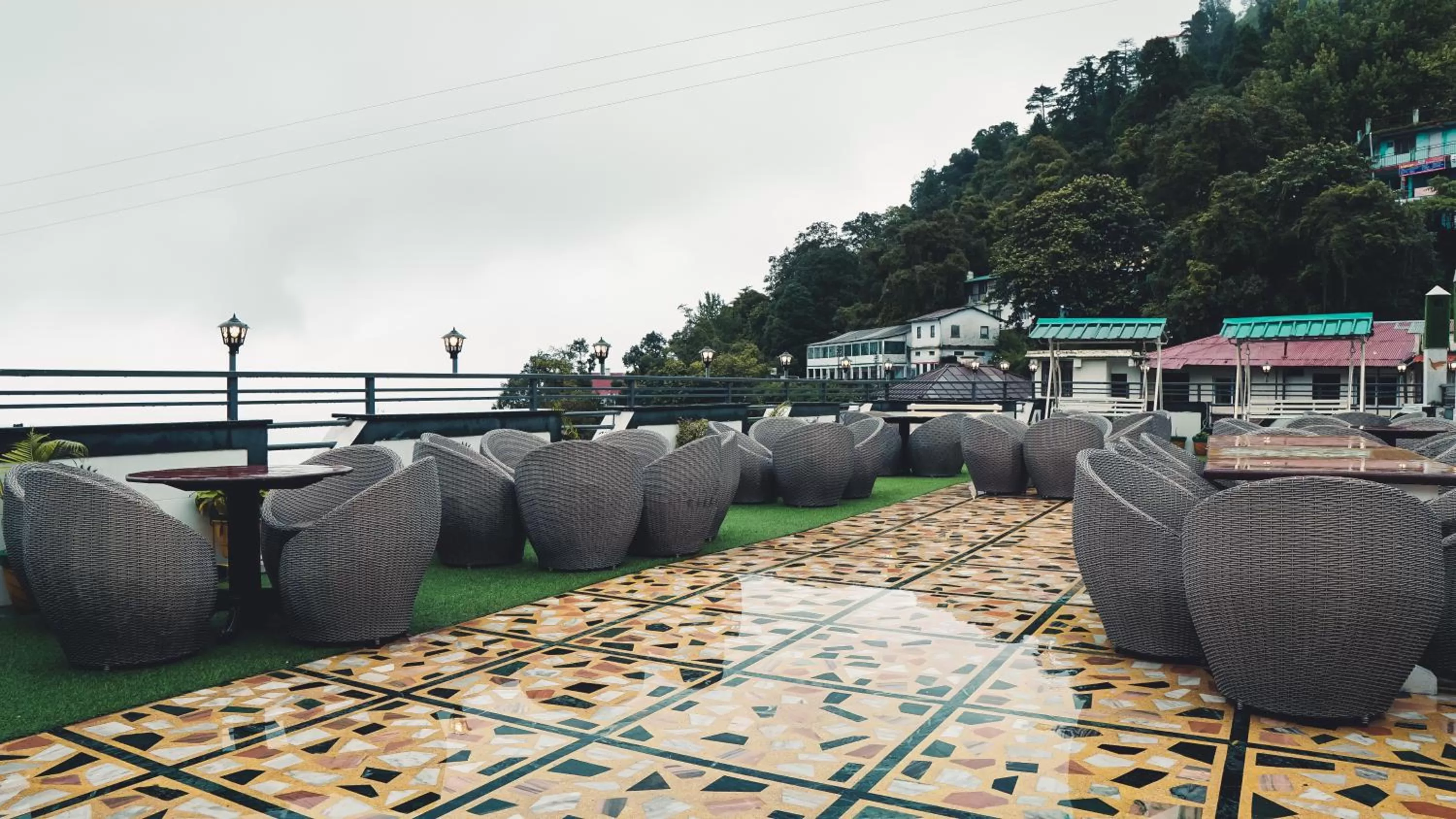 Balcony/Terrace in Pride Ashiyana Resort Mussoorie