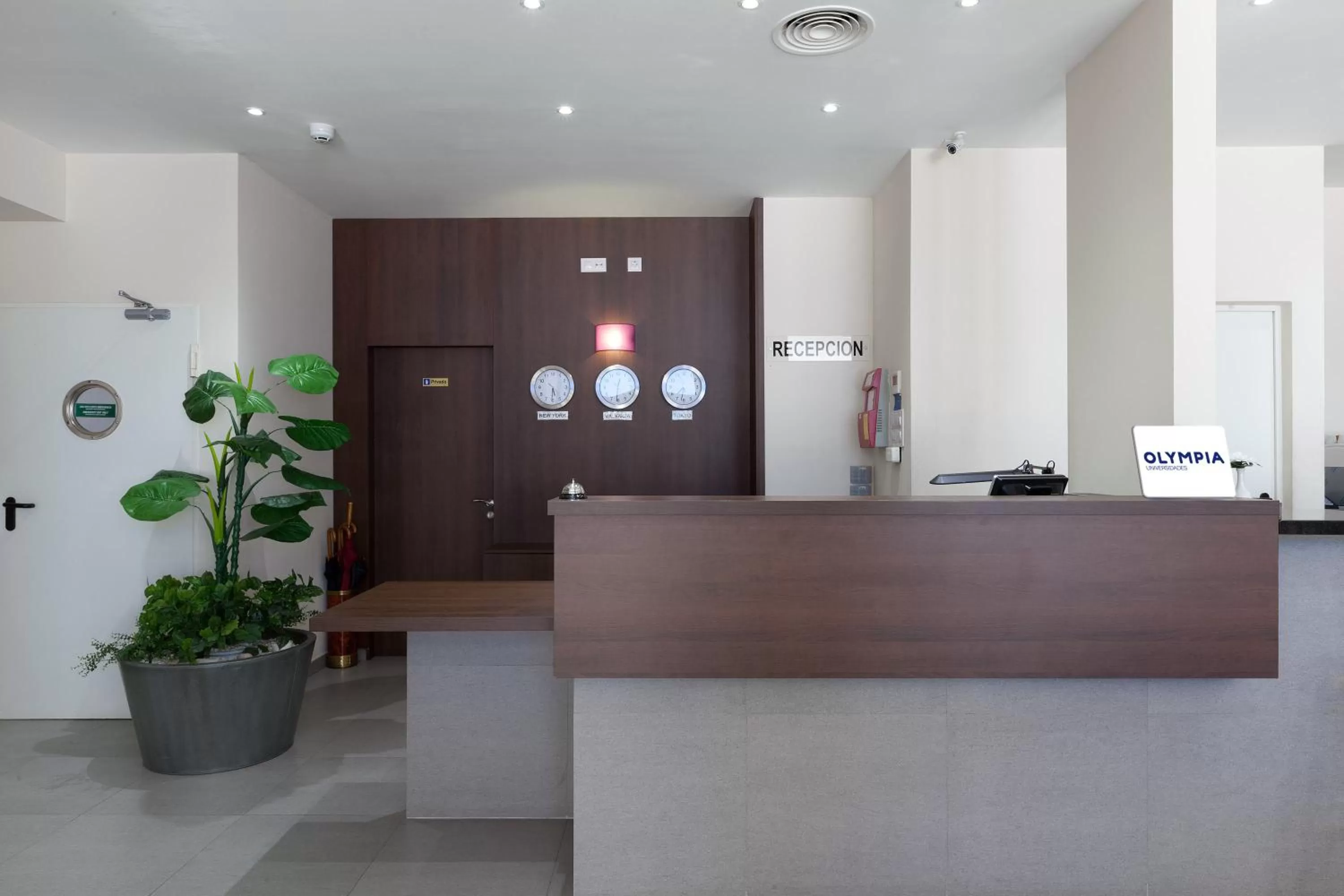 Lobby or reception in Hotel Olympia Universidades