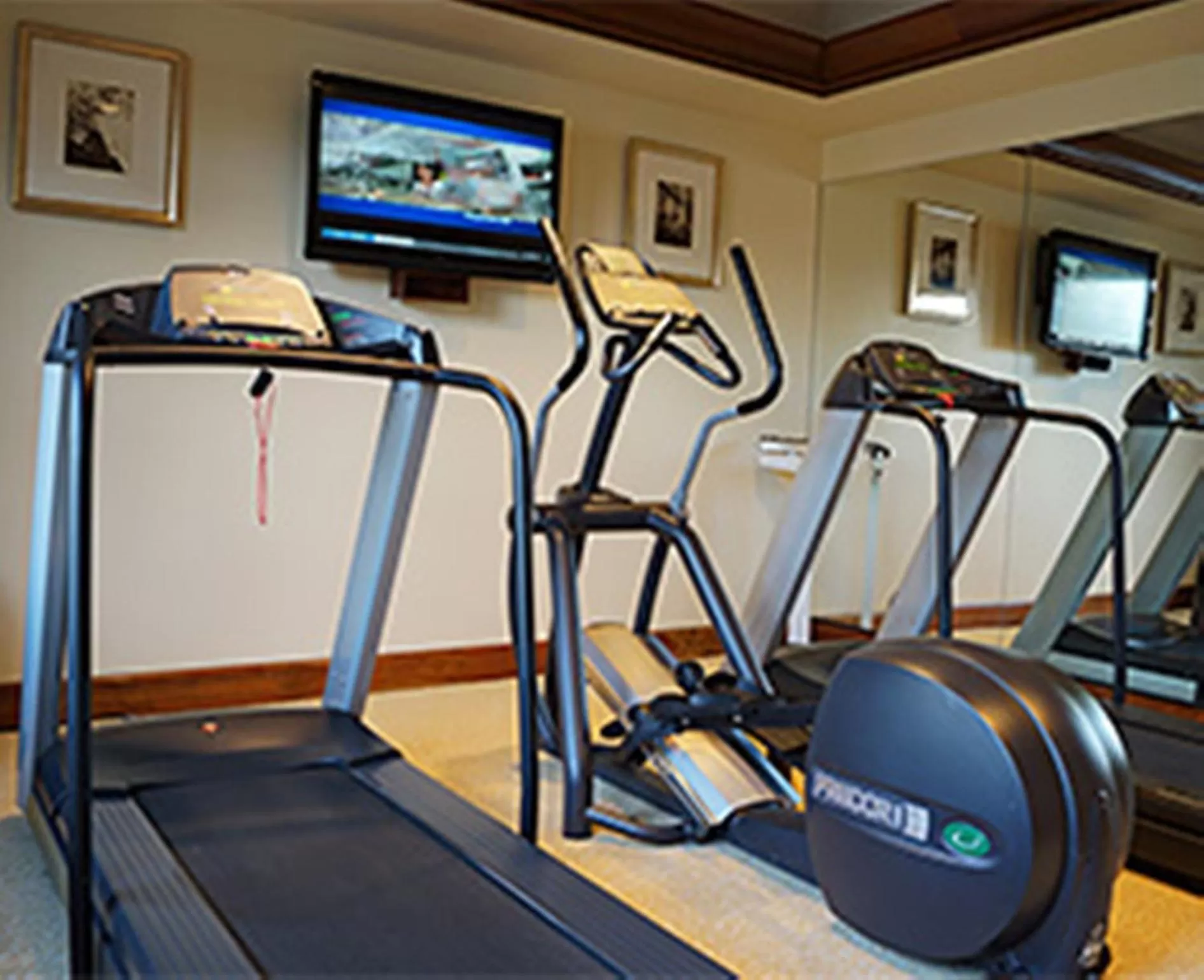 Fitness centre/facilities in The Rose Hotel