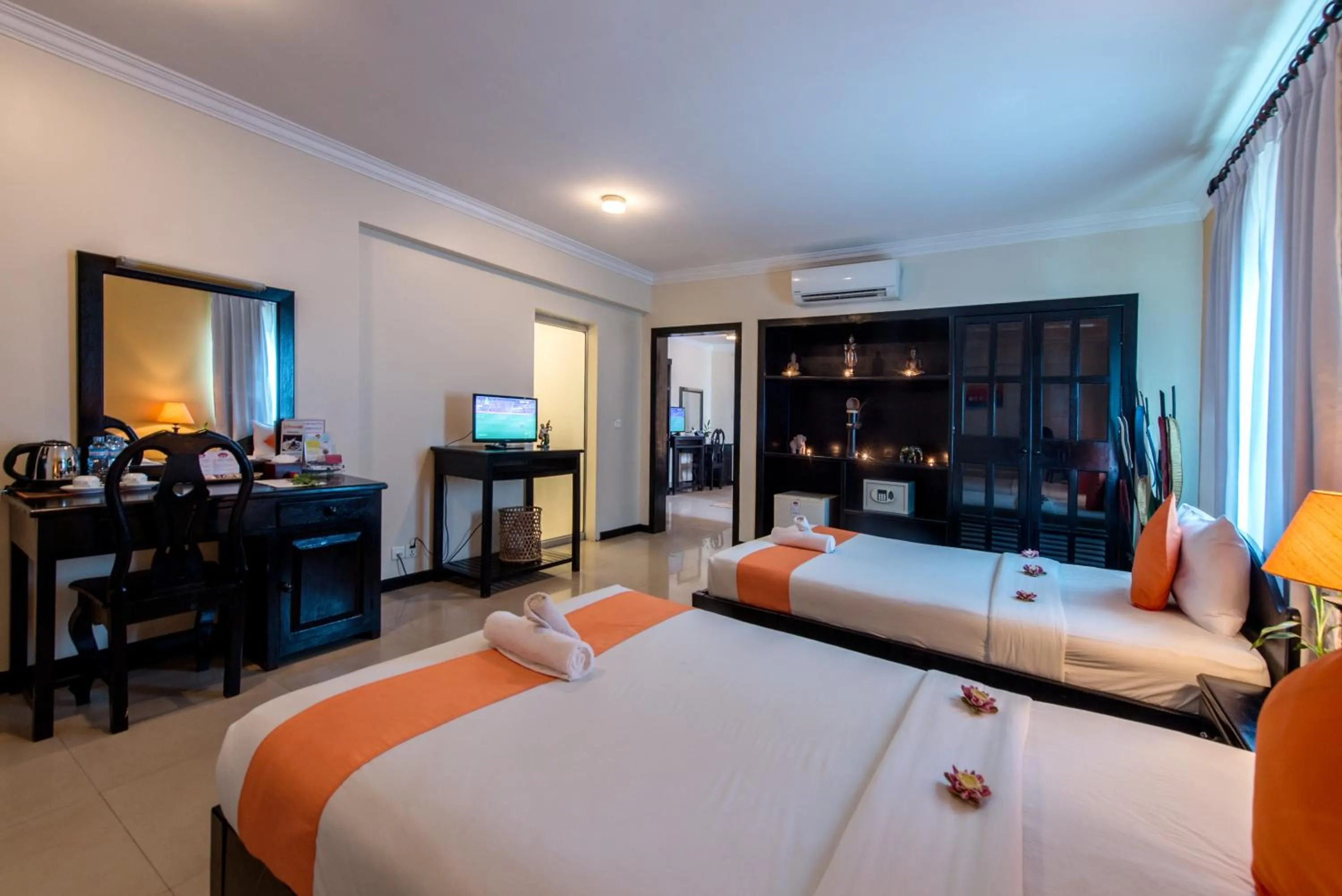 Photo of the whole room, Bed in Angkor Panoramic Boutique Hotel