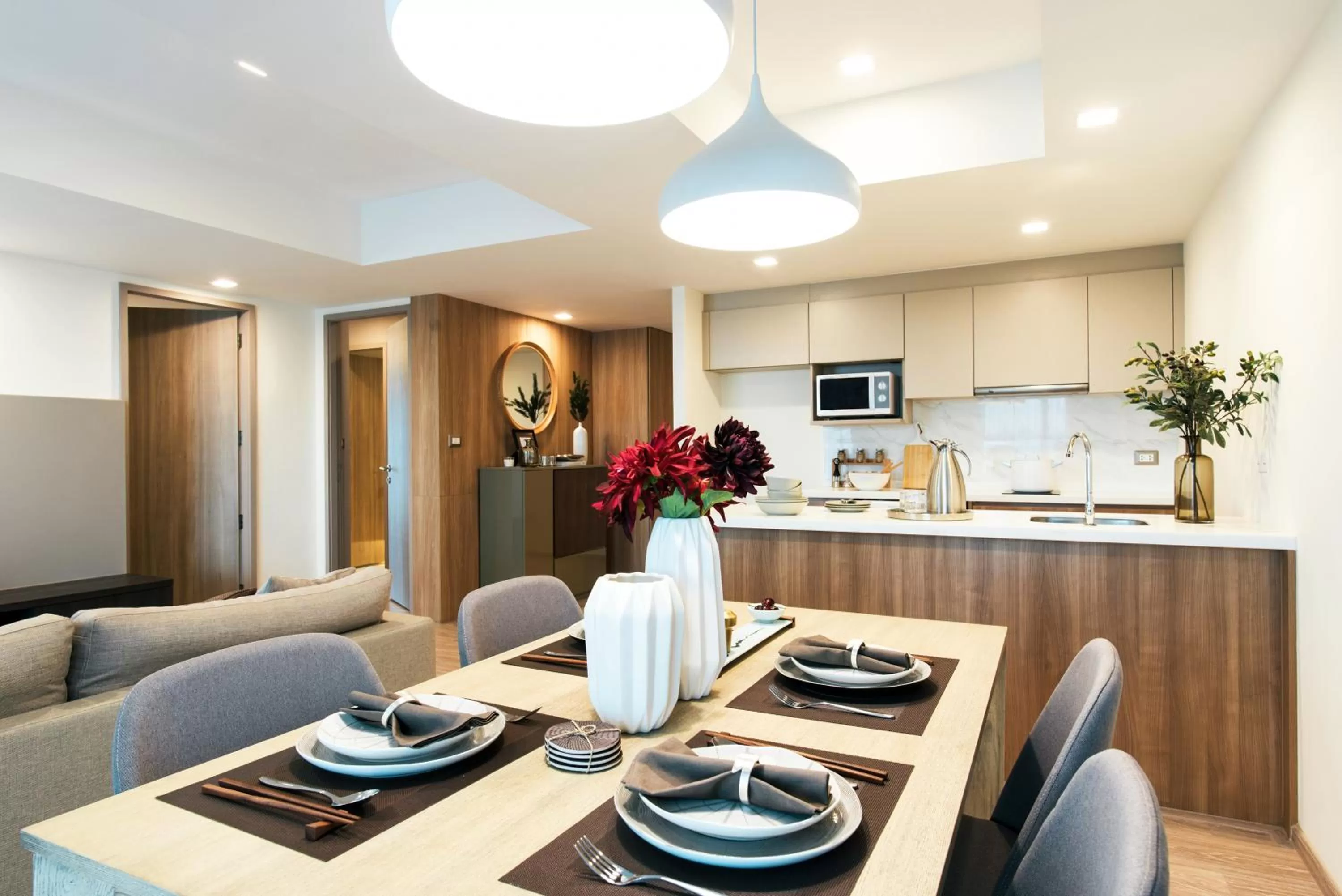 Living room in Somerset Ekamai Bangkok