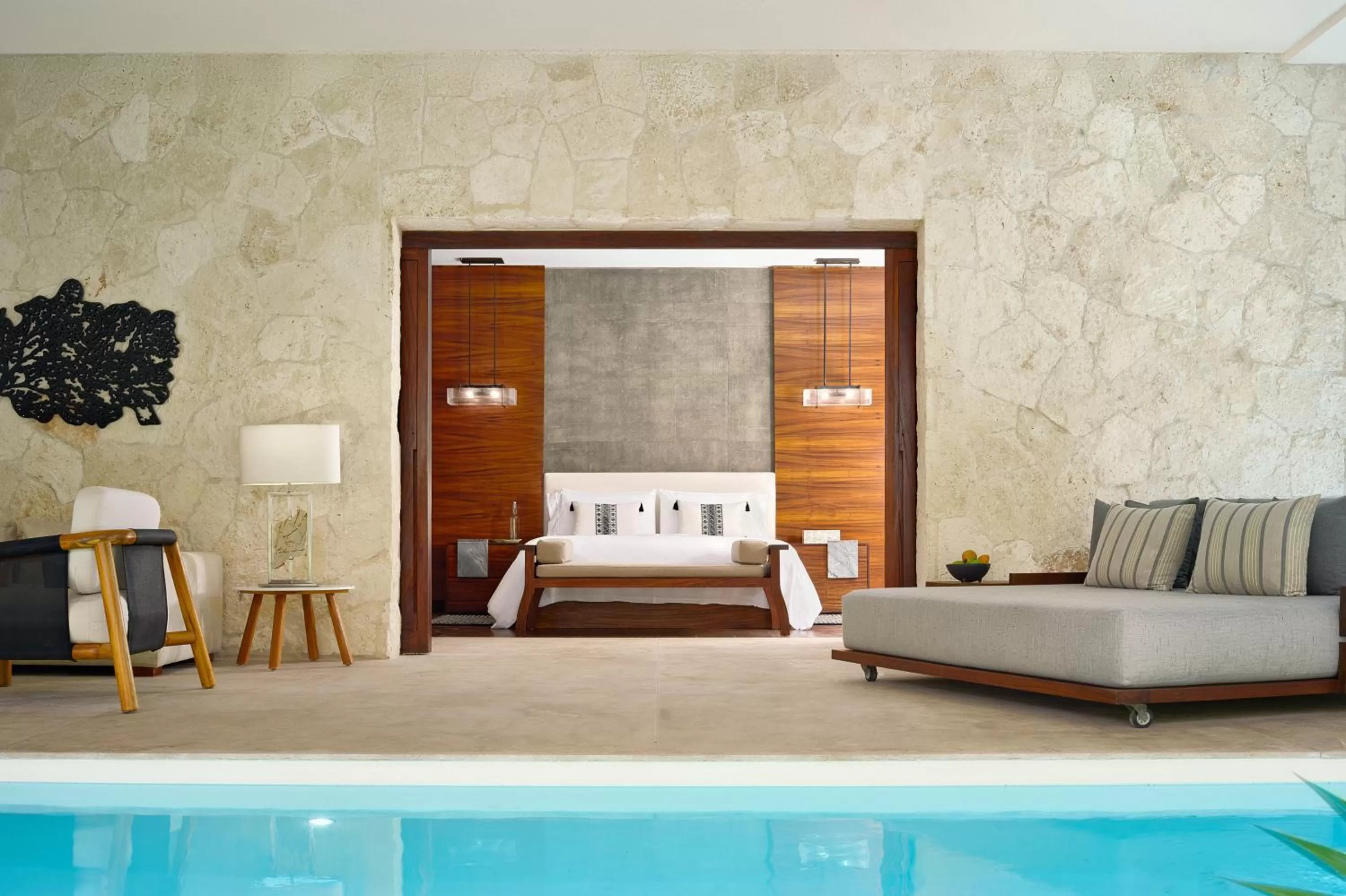 Bed in Chablé Maroma