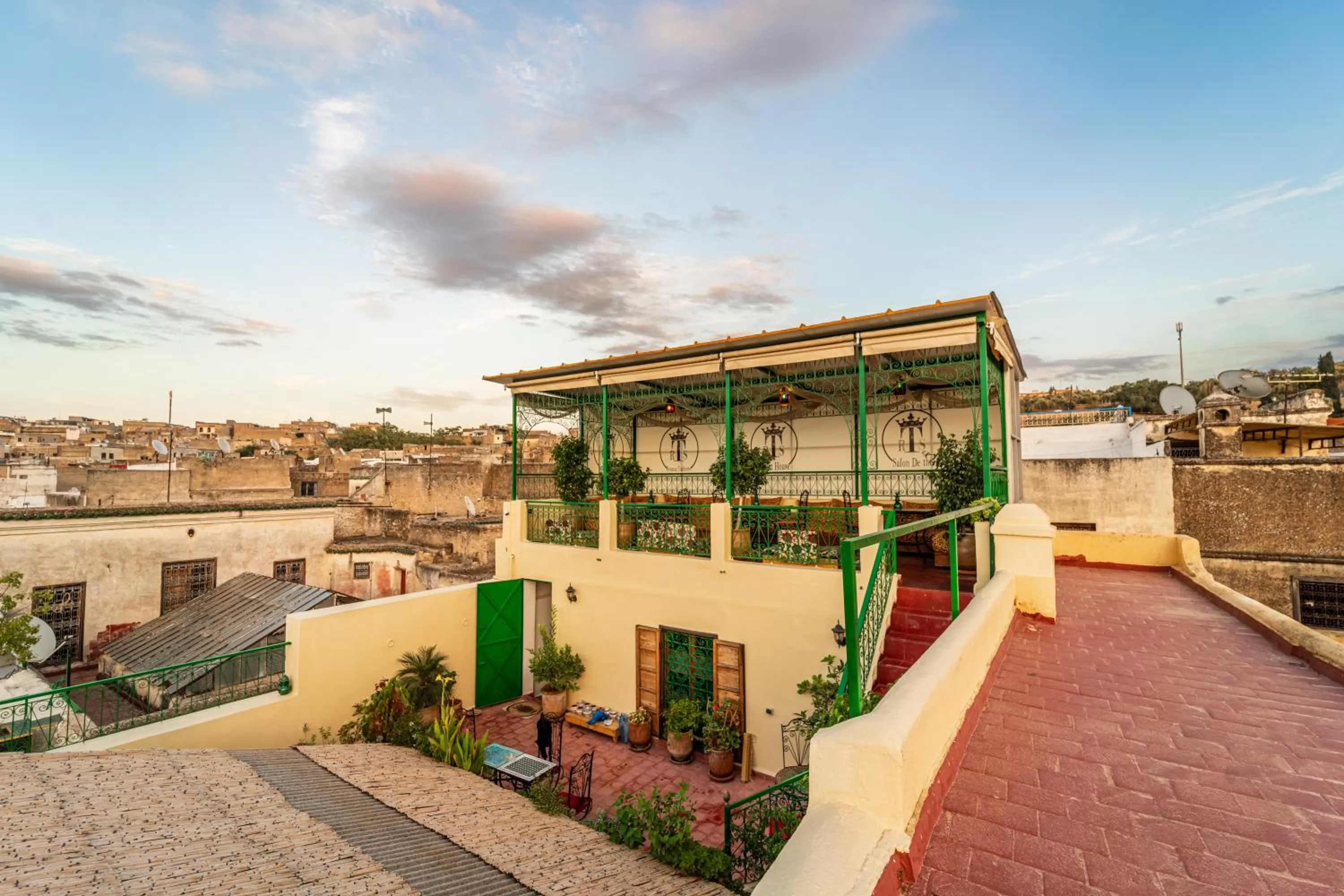 Patio in Riad Taj Salma