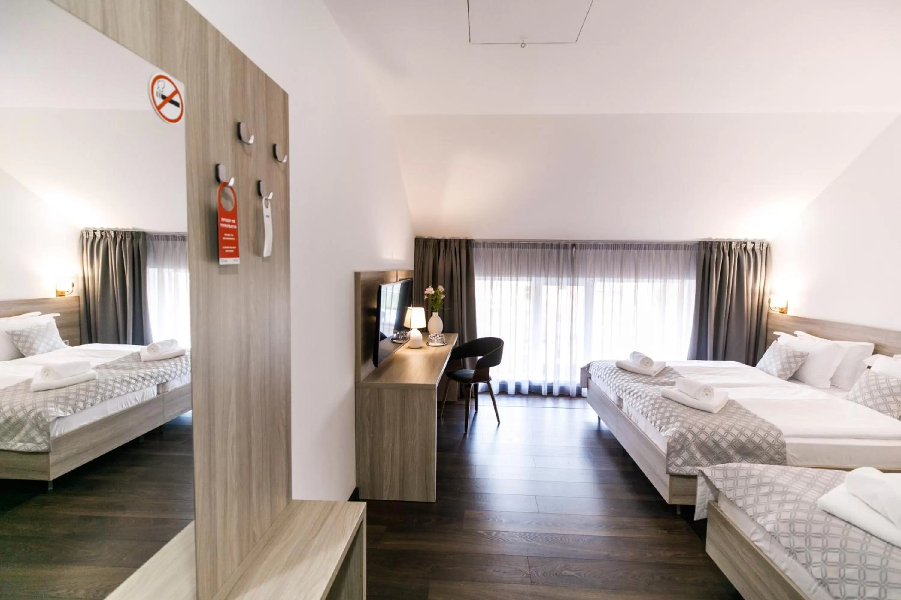 Bed in Hotel Antonio