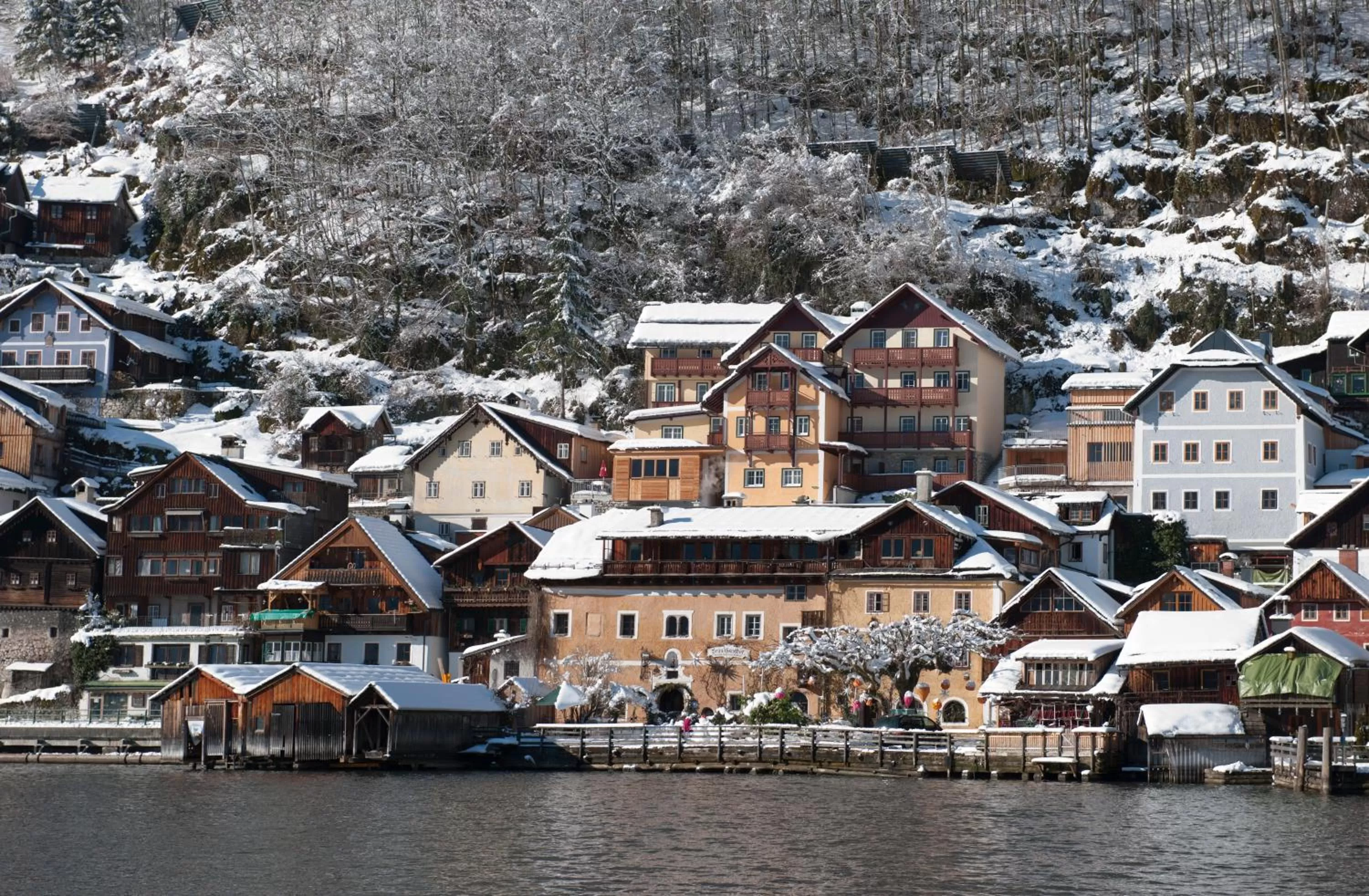 Property building in Heritage Hotel Hallstatt