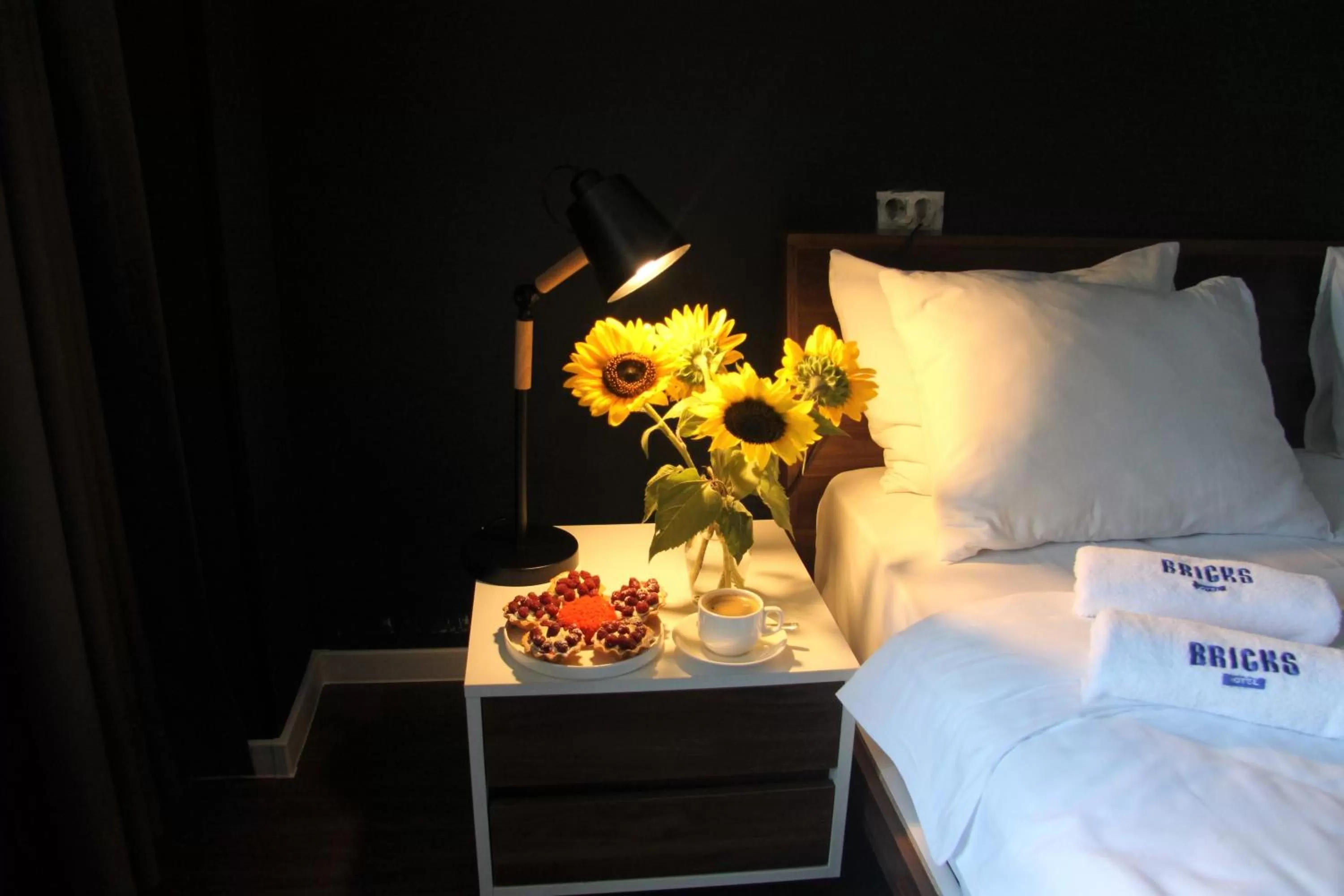 Bed in Bricks Hotel Tbilisi