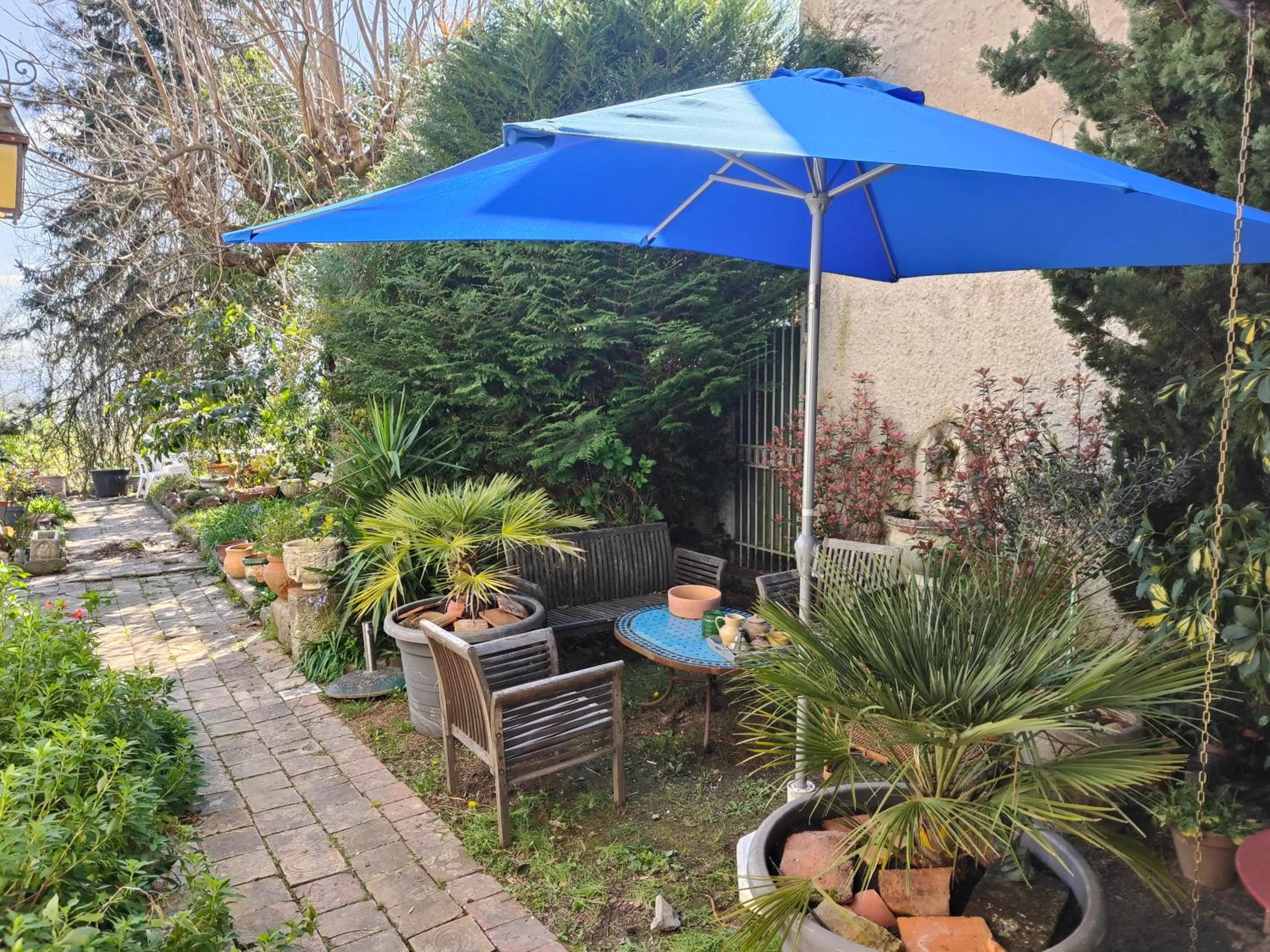 Patio in Le Chat Botté Chambres et Table d'hôte sur réservation