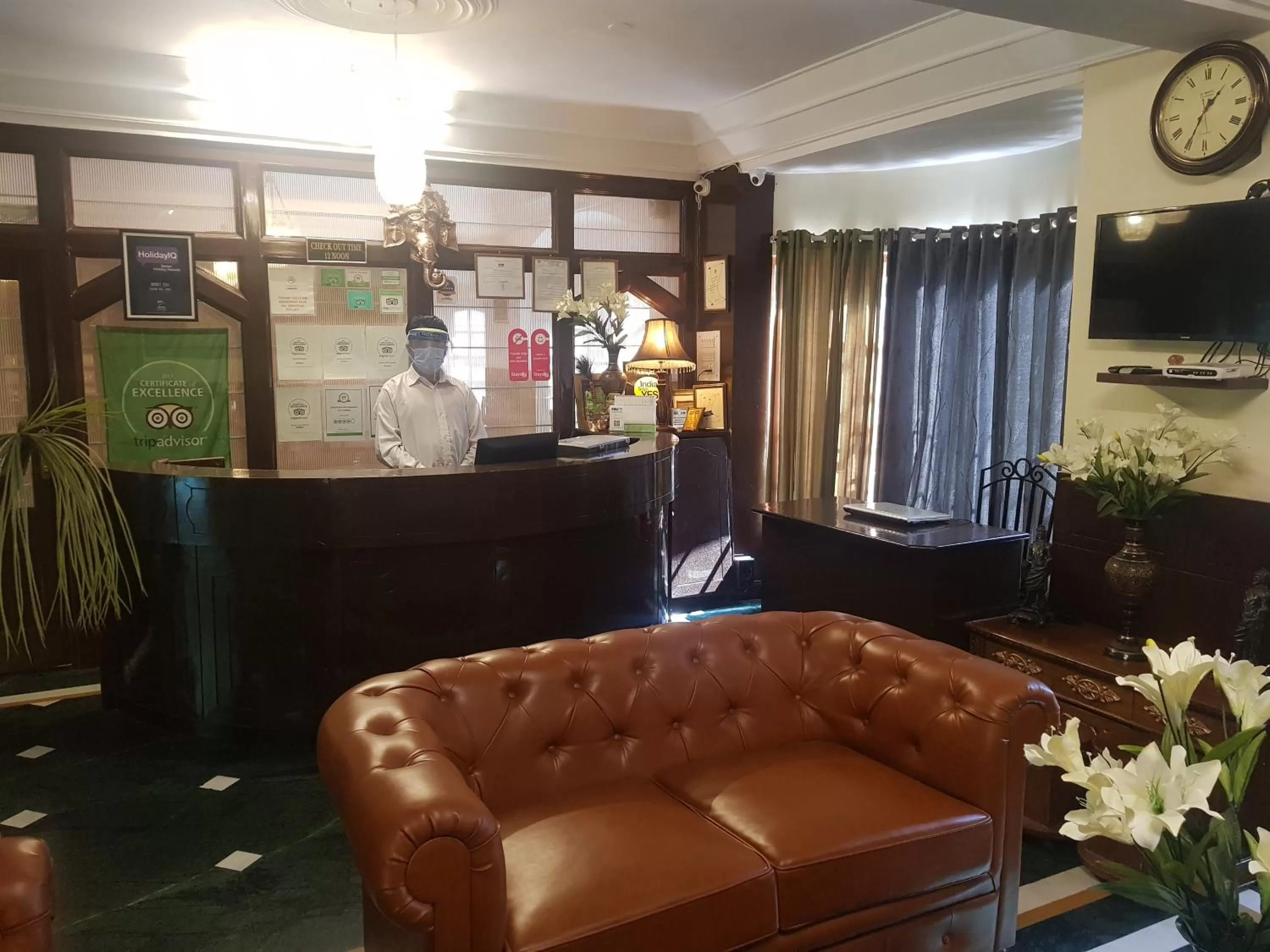 Lobby or reception in Hotel Silverine