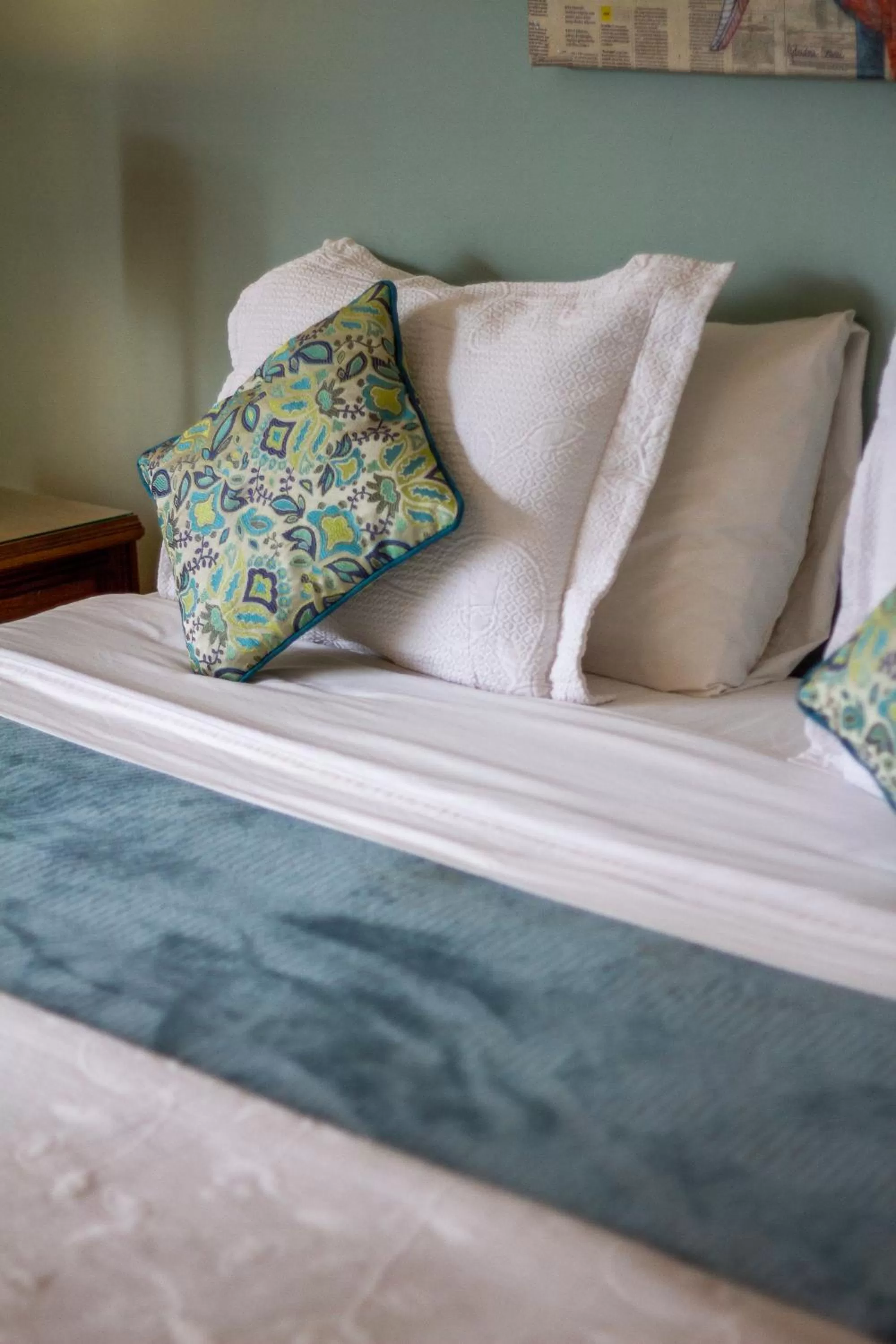 Decorative detail, Bed in Casa de Luz