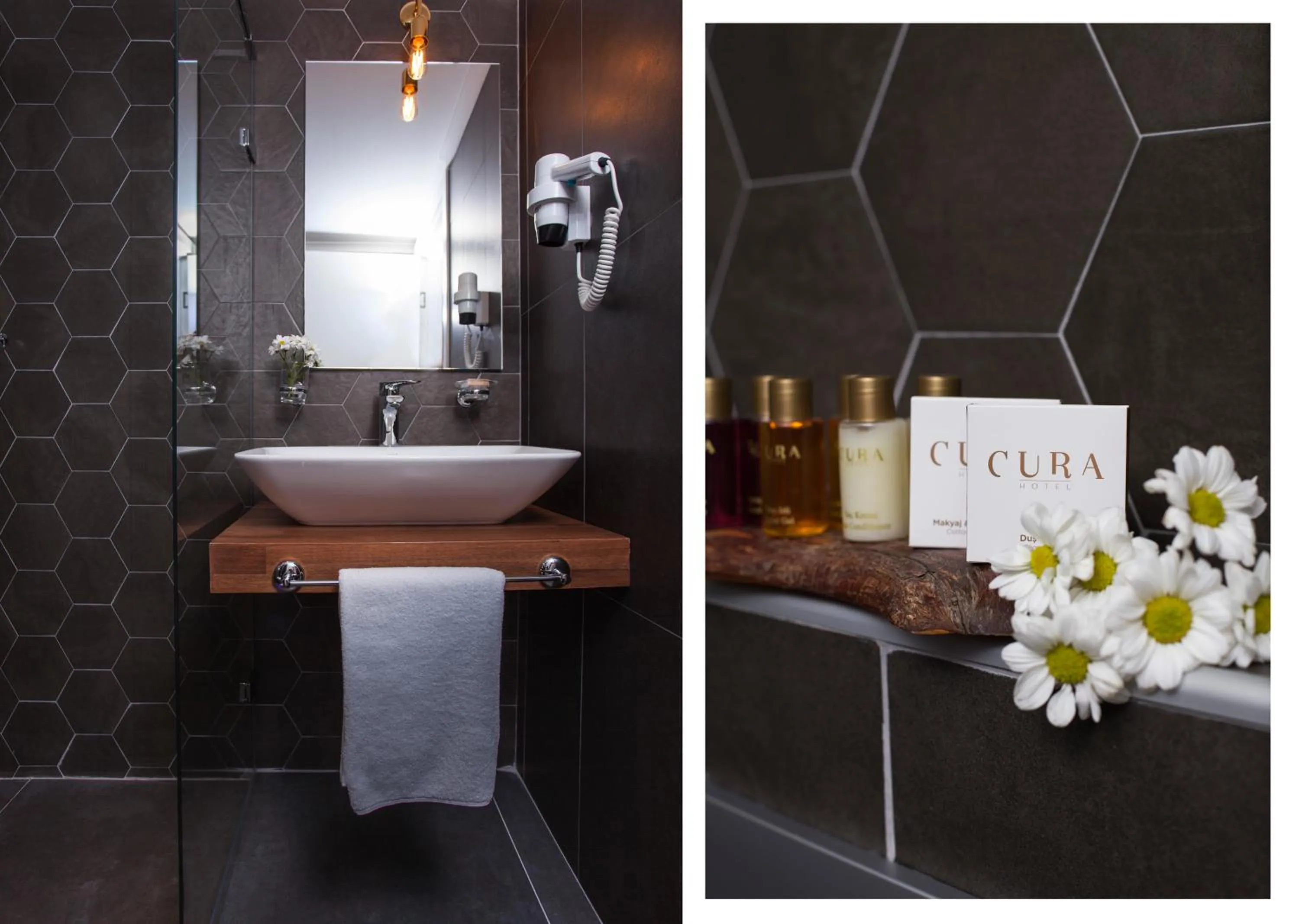 Bathroom in Hotel Cura