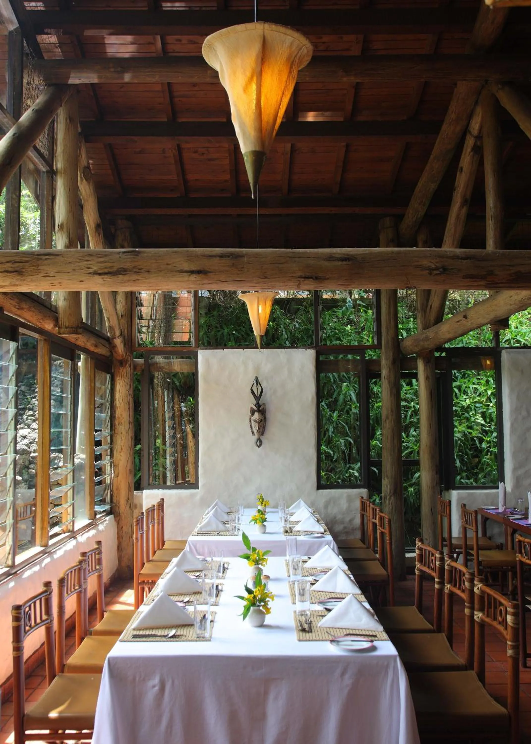 Dining area in Sarova Lion Hill Game Lodge