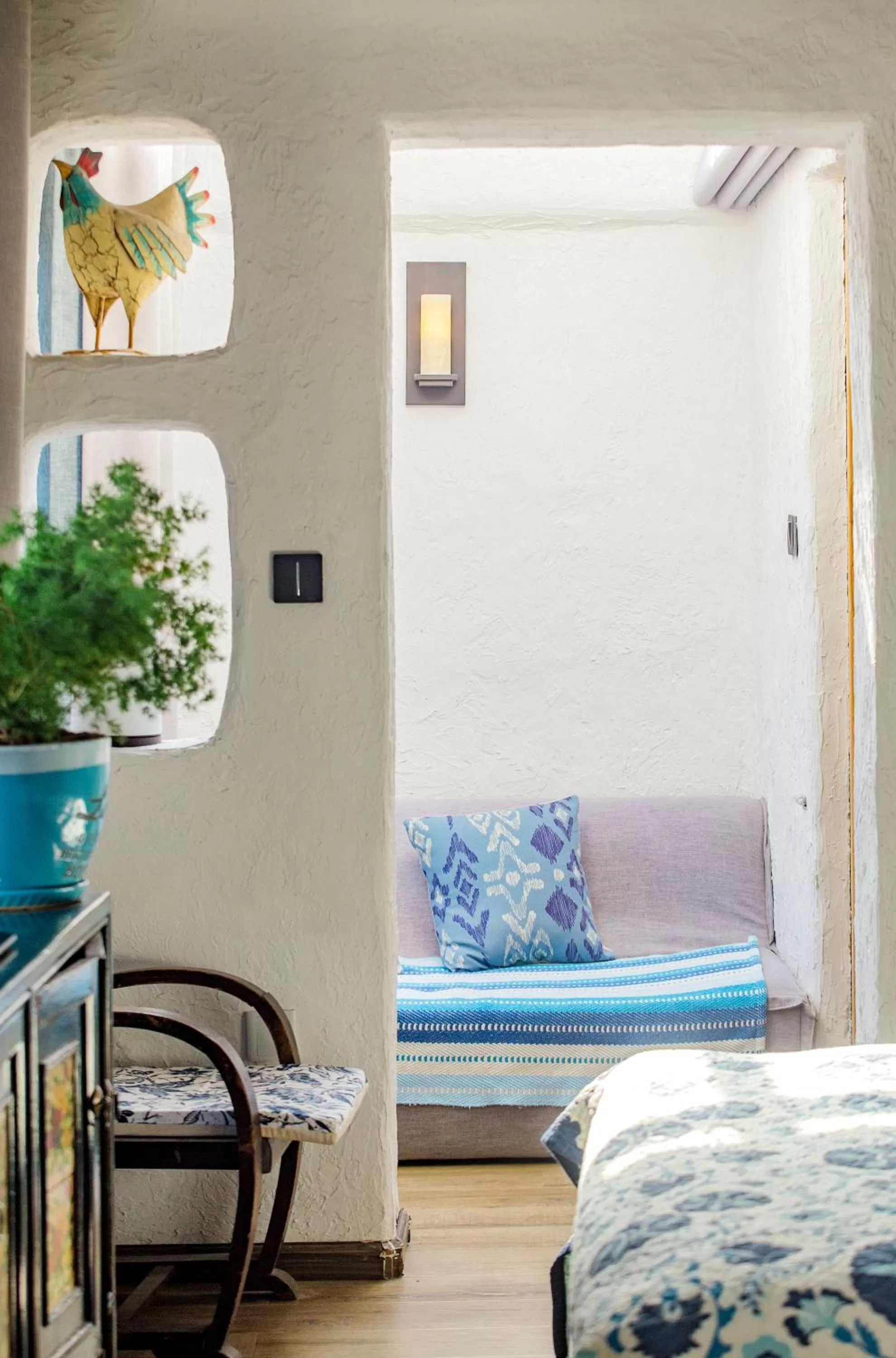 Balcony/Terrace, Seating Area in Hidden Hotel