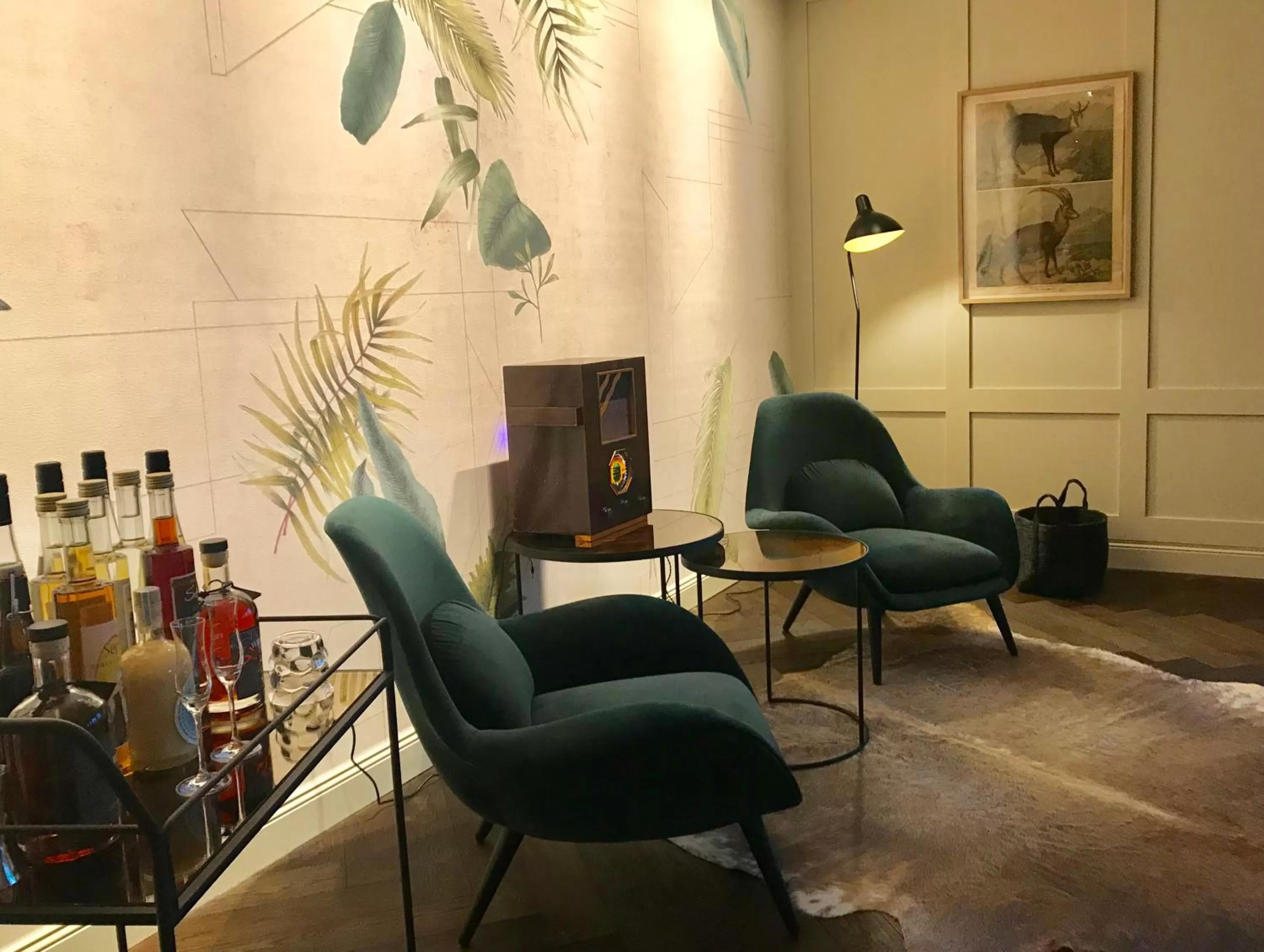 Living room in Alpenloge Design Hotel