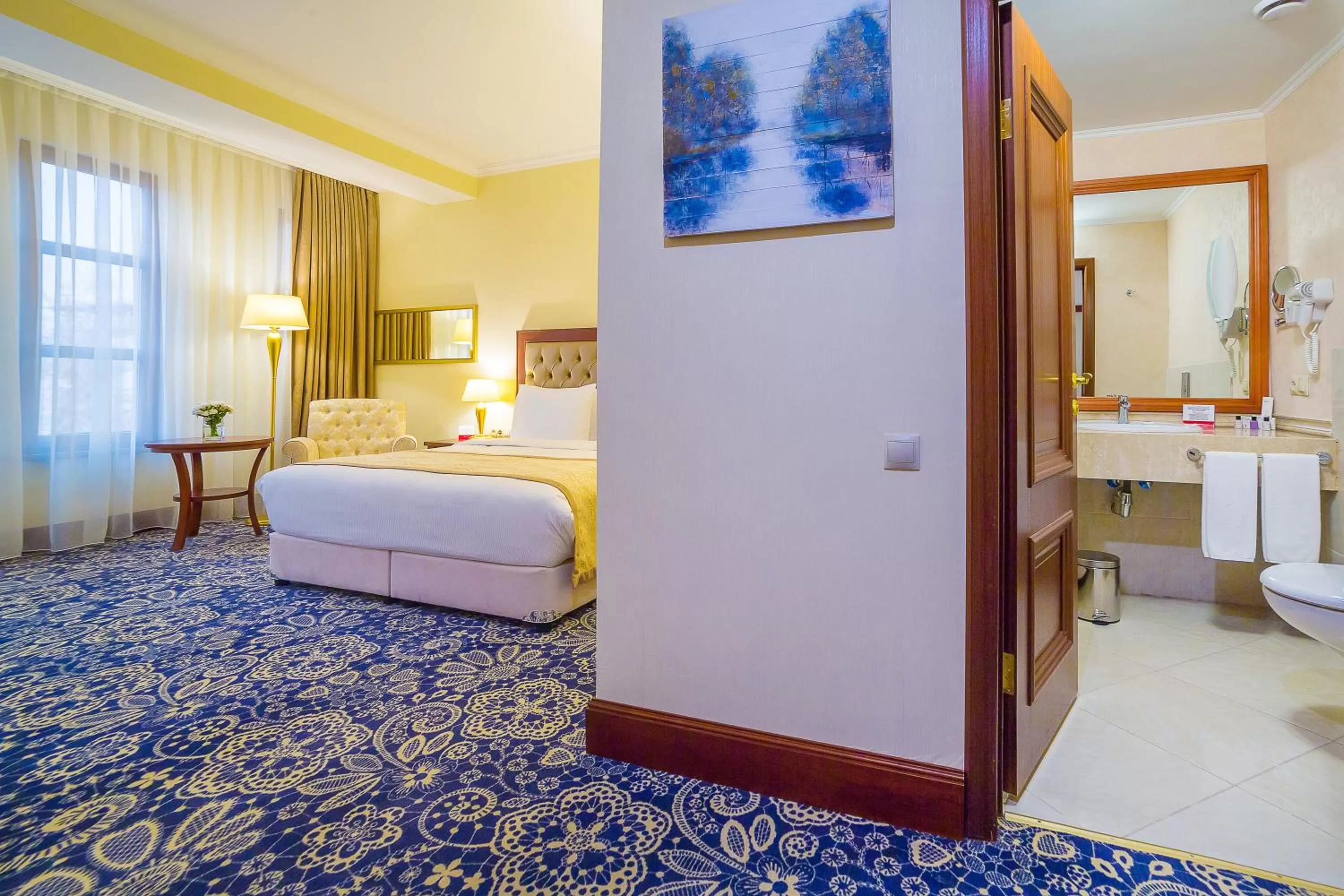 Day, Bed in Ramada by Wyndham Almaty