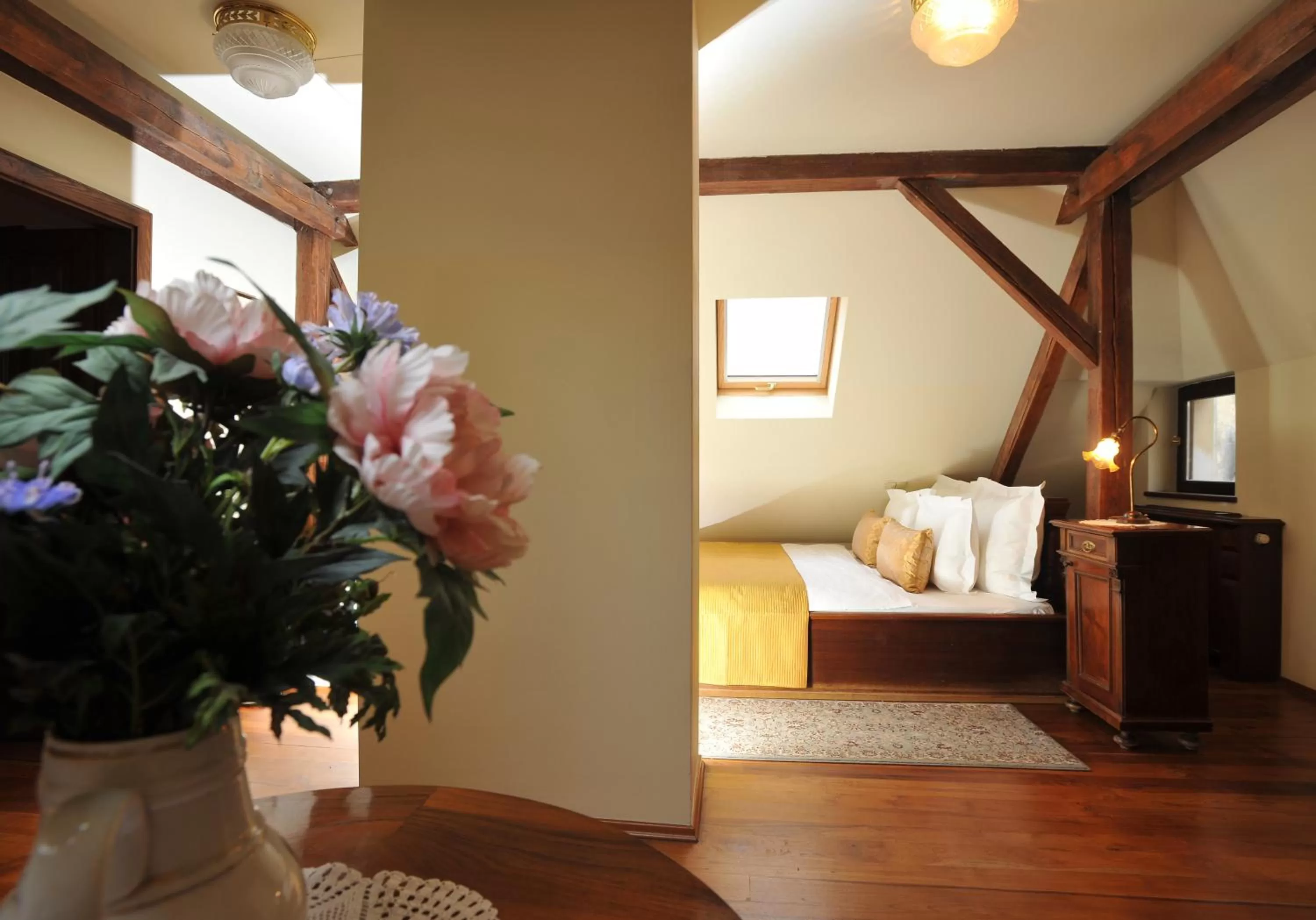Photo of the whole room, Bed in Grand Hotel Praha