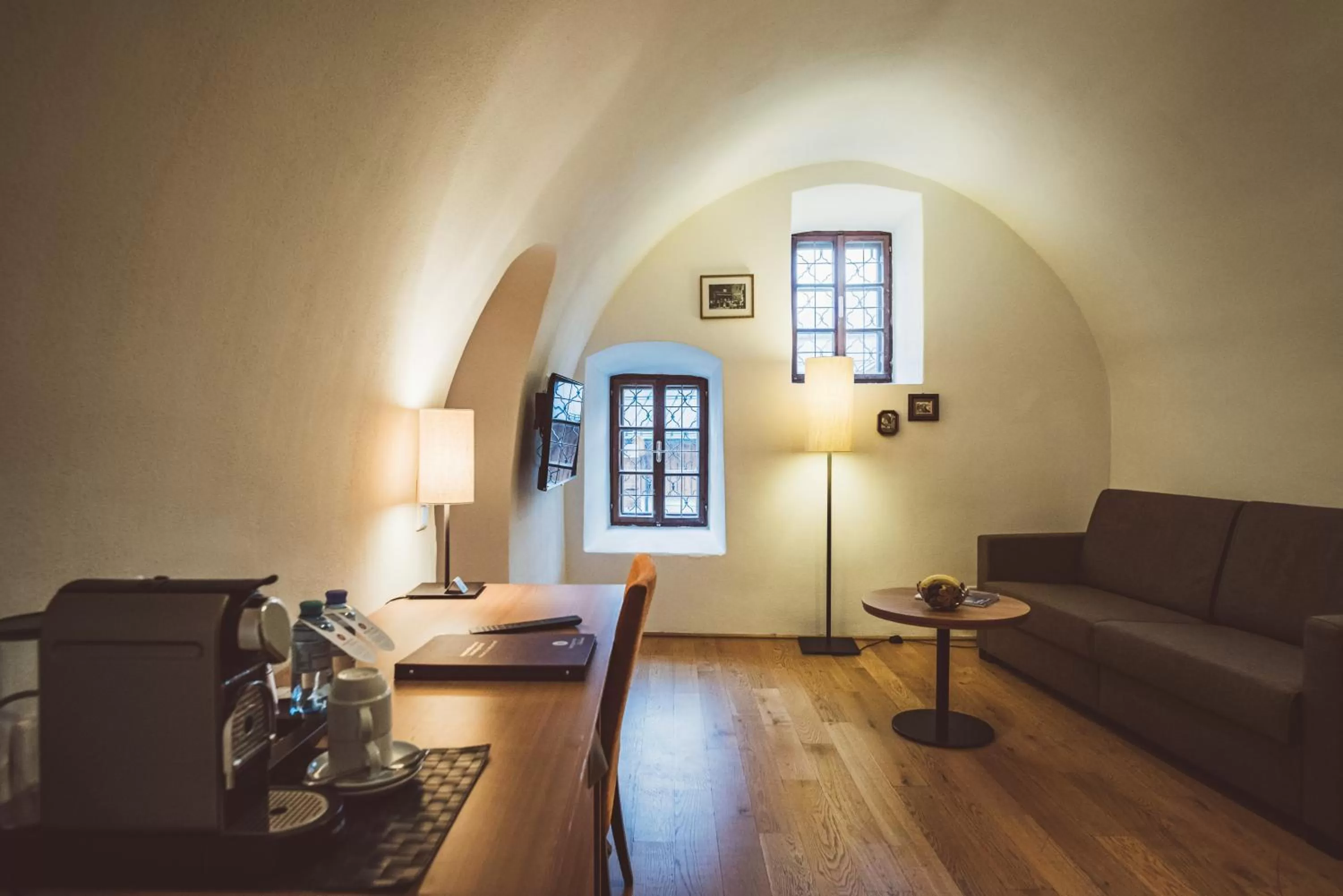 Living room in Heritage Hotel Hallstatt