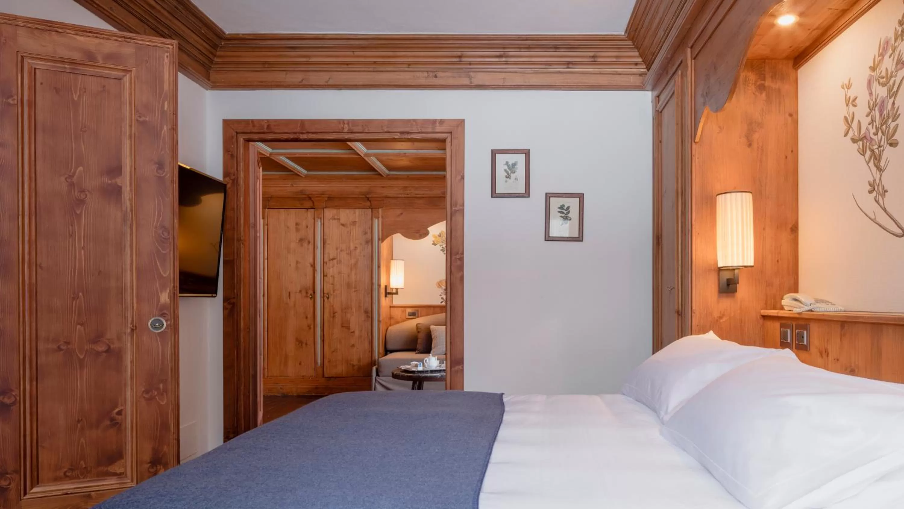 Bed in Faloria Mountain Spa Resort