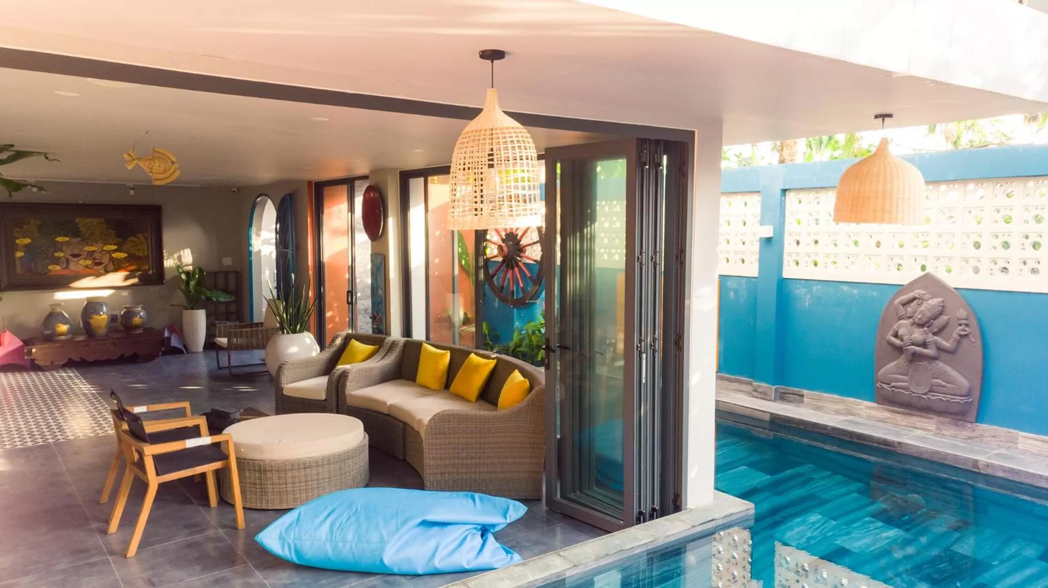 Seating area in G Boutique Retreat Hoi An