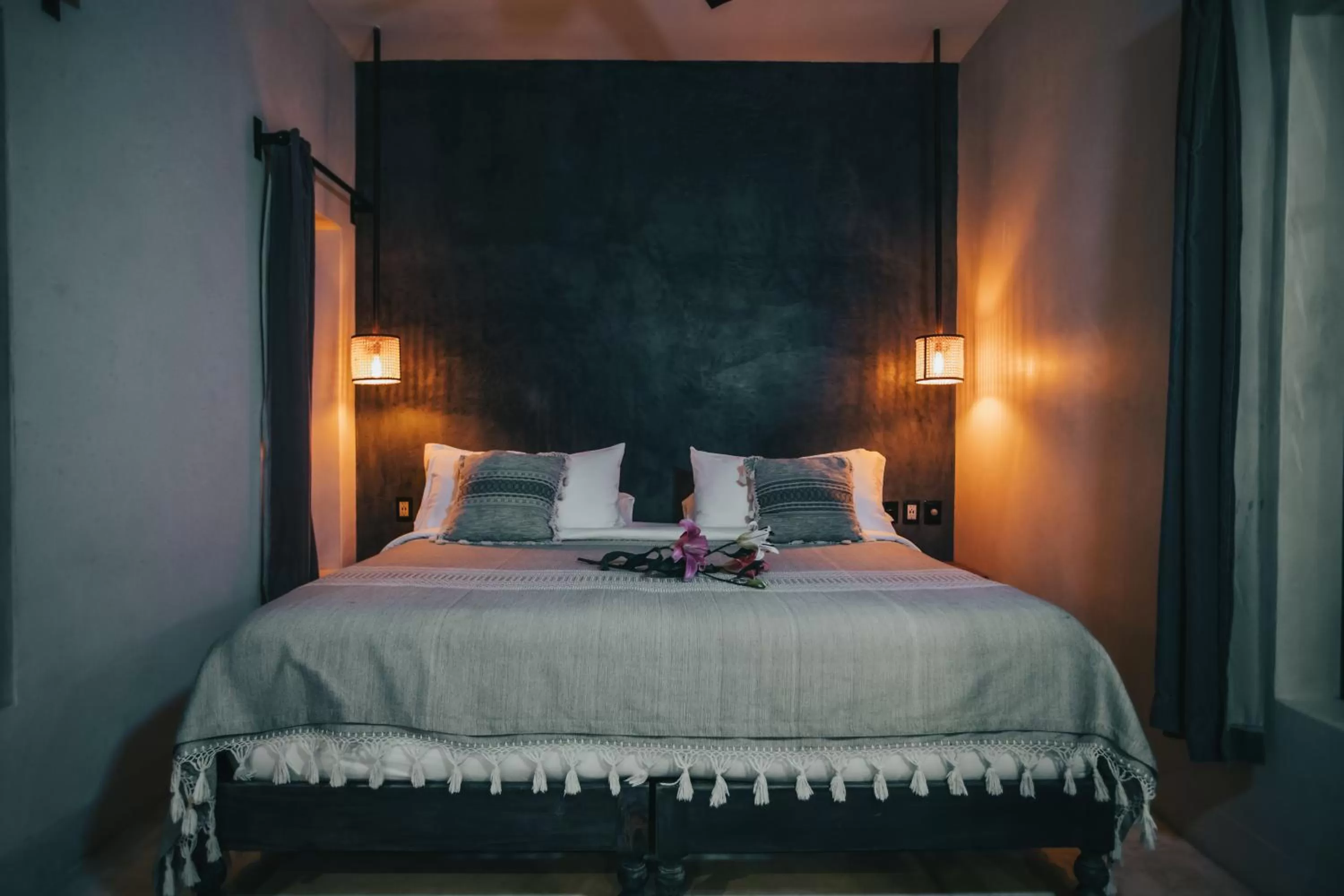 Bed in Ambre & Epices Jungle Hotel & Spa