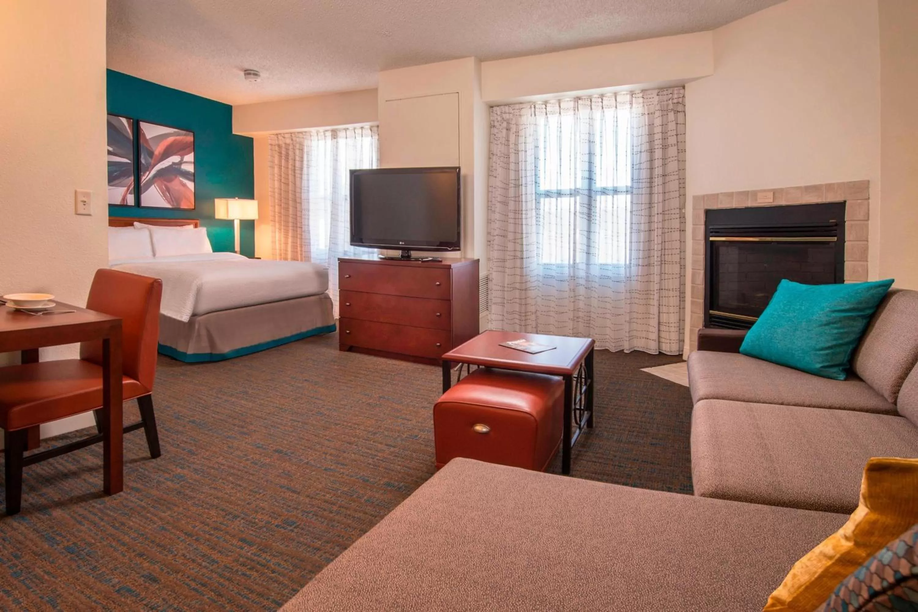 Bedroom, Bed in Residence Inn Fairfax Merrifield