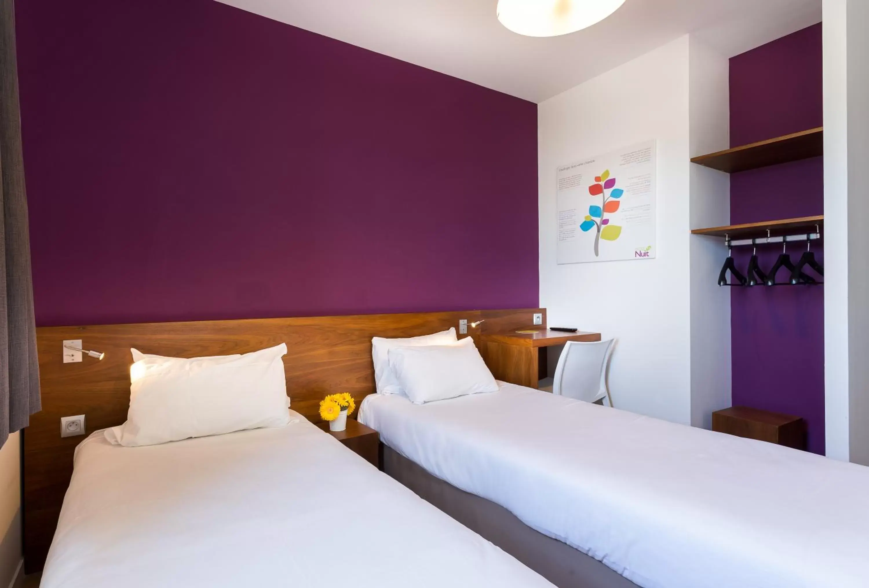 Twin Room in Sure Hotel By Best Western Guerande Twin Room in Sure Hotel By Best Western Guerande