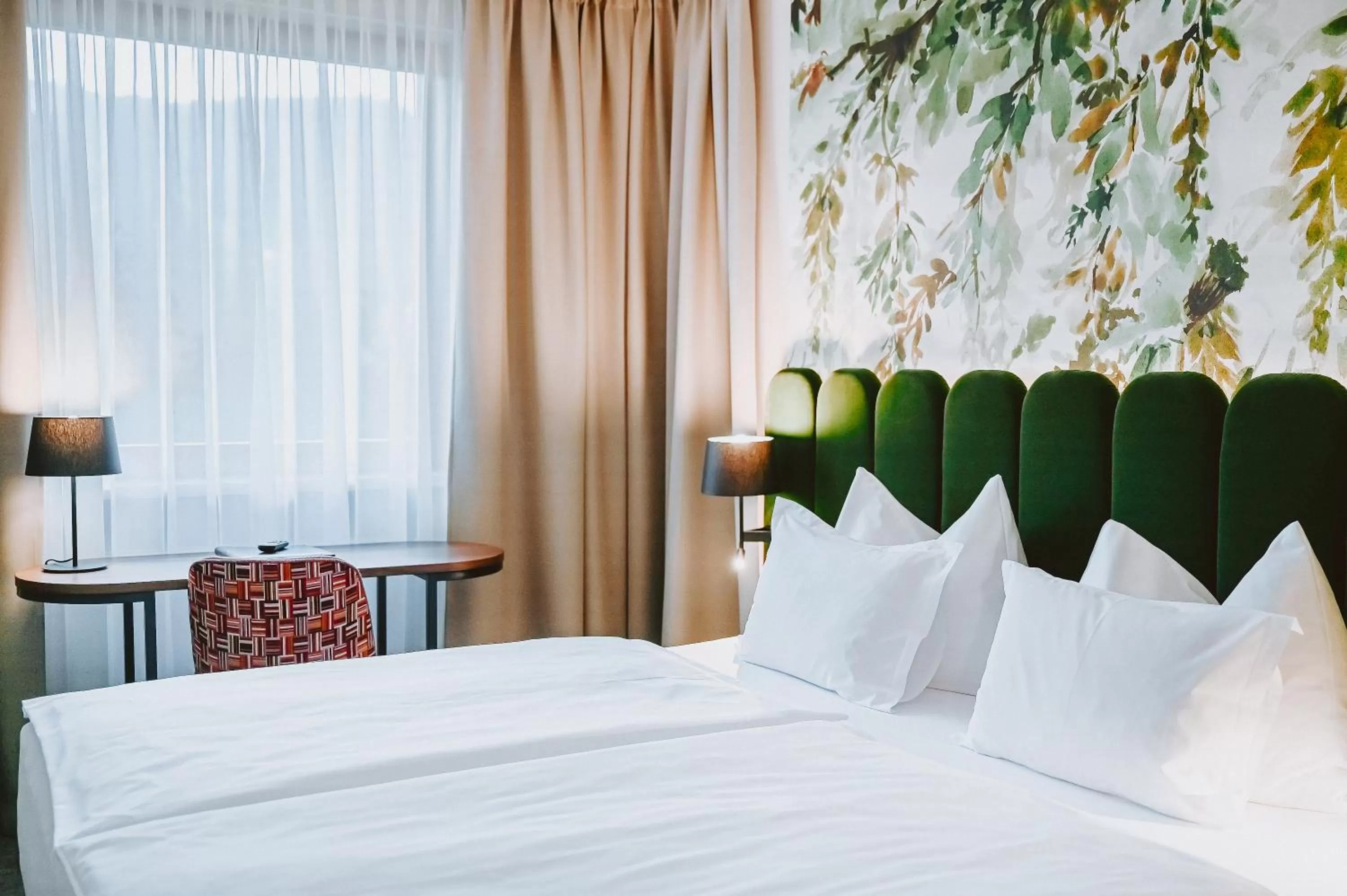 Bed in Hotel Brücklwirt