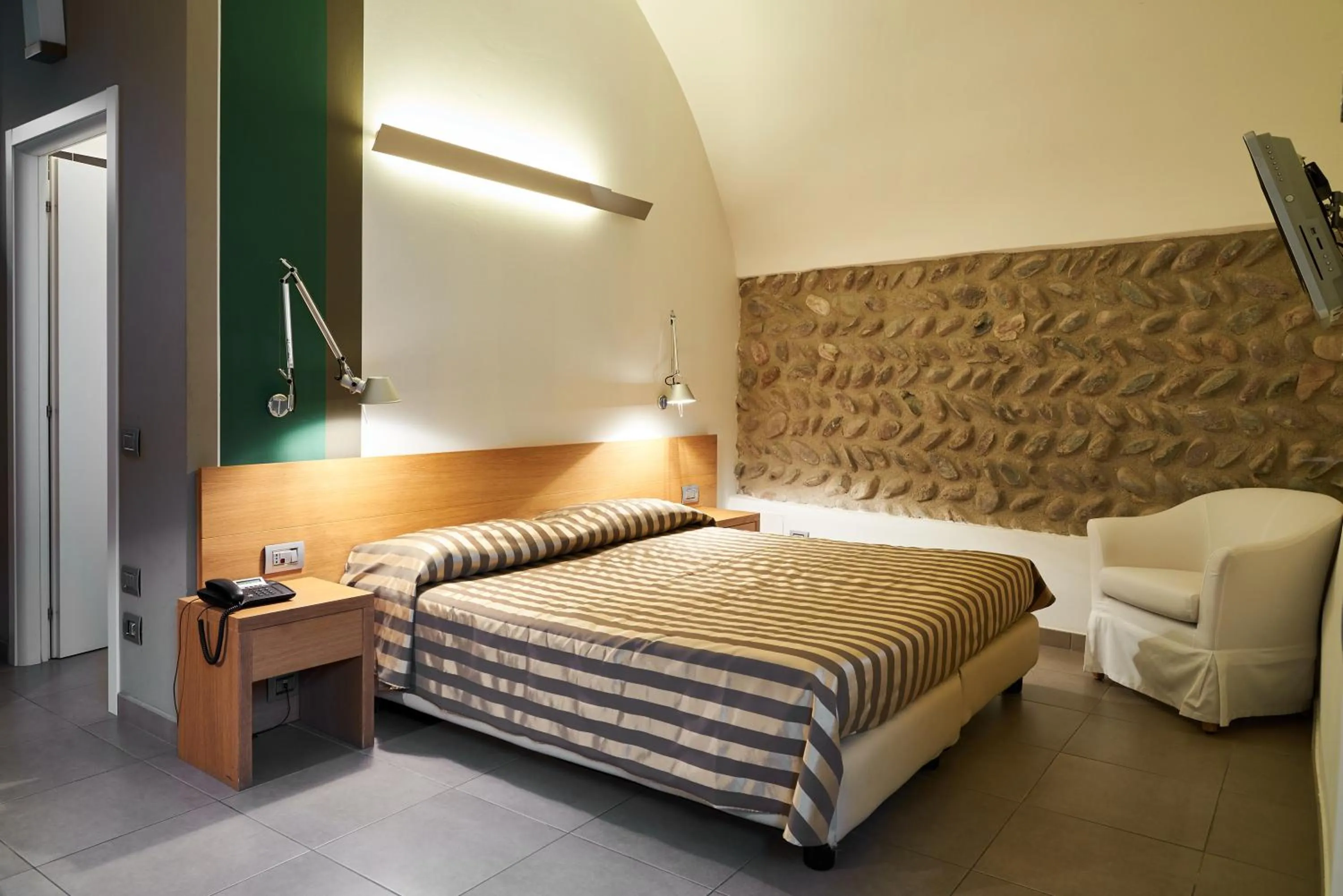 Bed in San Rocco Hotel