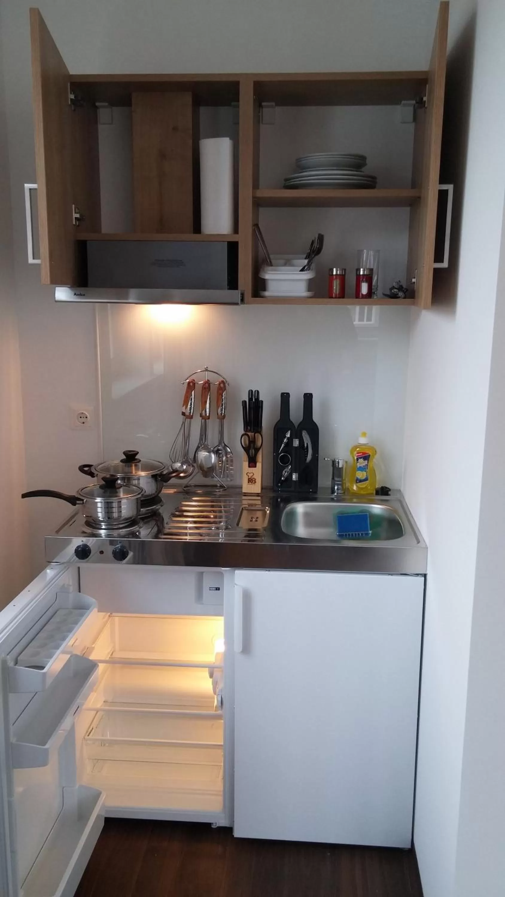 Kitchen or kitchenette in Vienna Stay Apartments or Rooms 1050