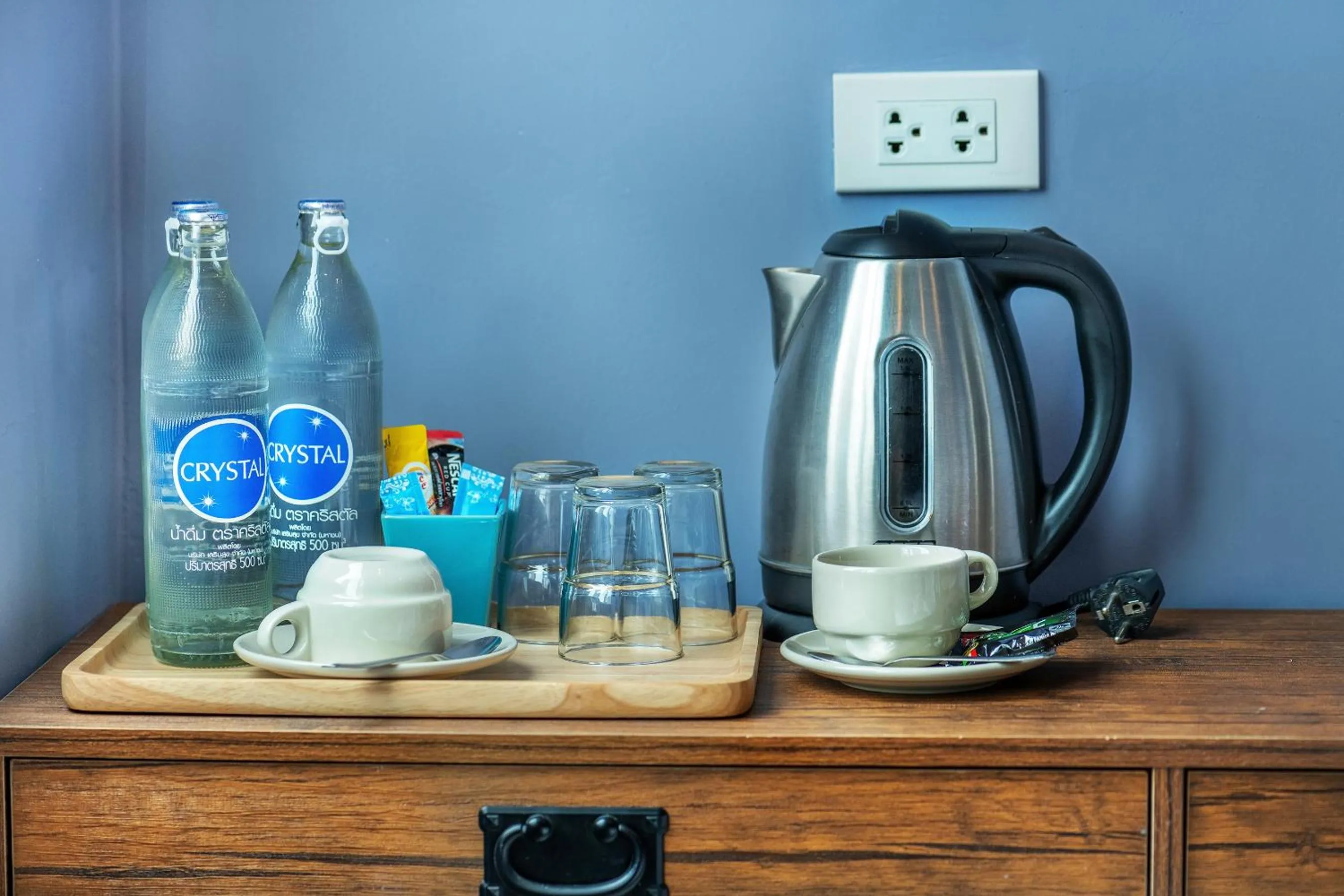 Coffee/tea facilities in De Lavender Bangkok Hotel