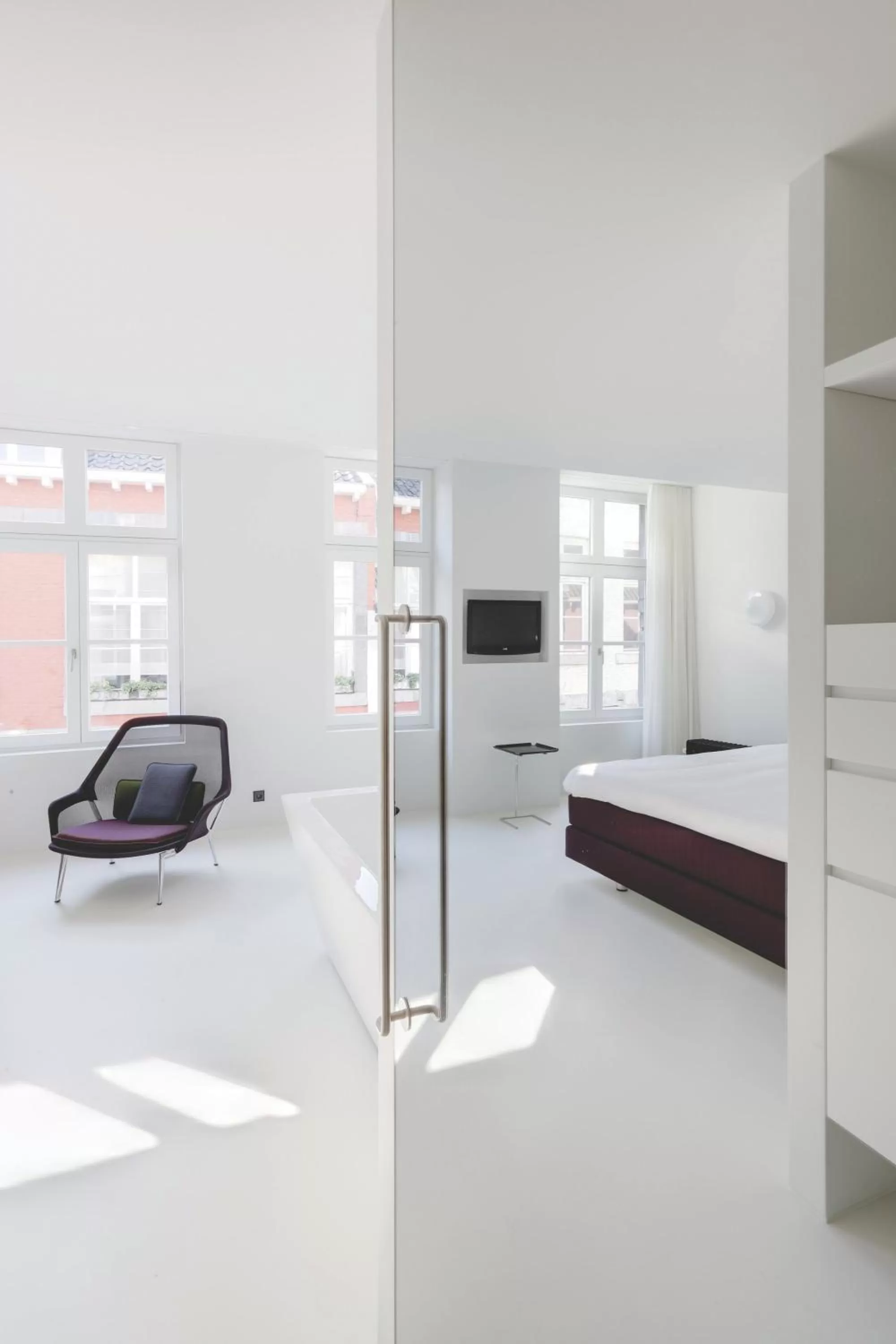 Decorative detail, Bed in Zenden Hotel Maastricht