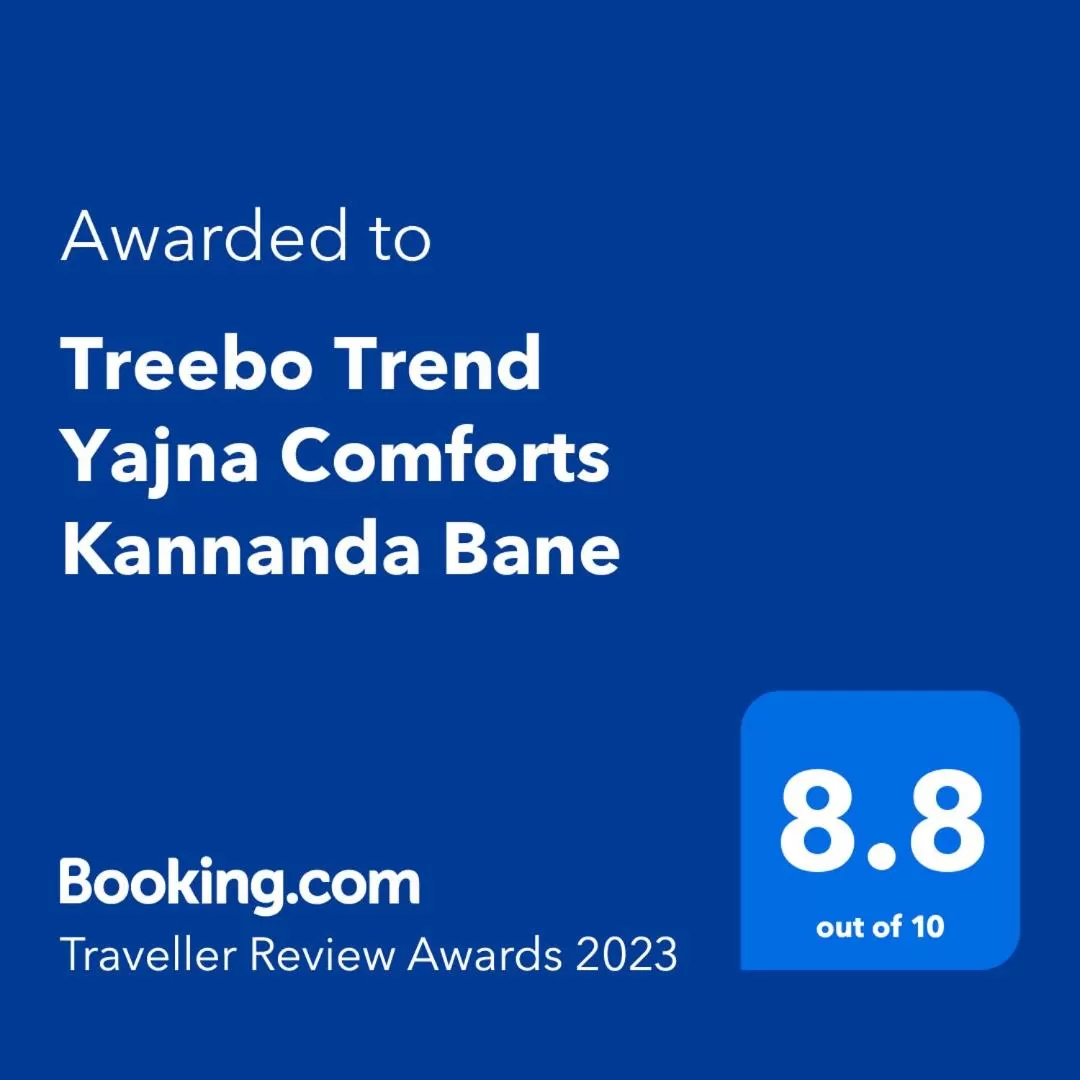 Logo/Certificate/Sign/Award in Treebo Trend Yajna Comforts