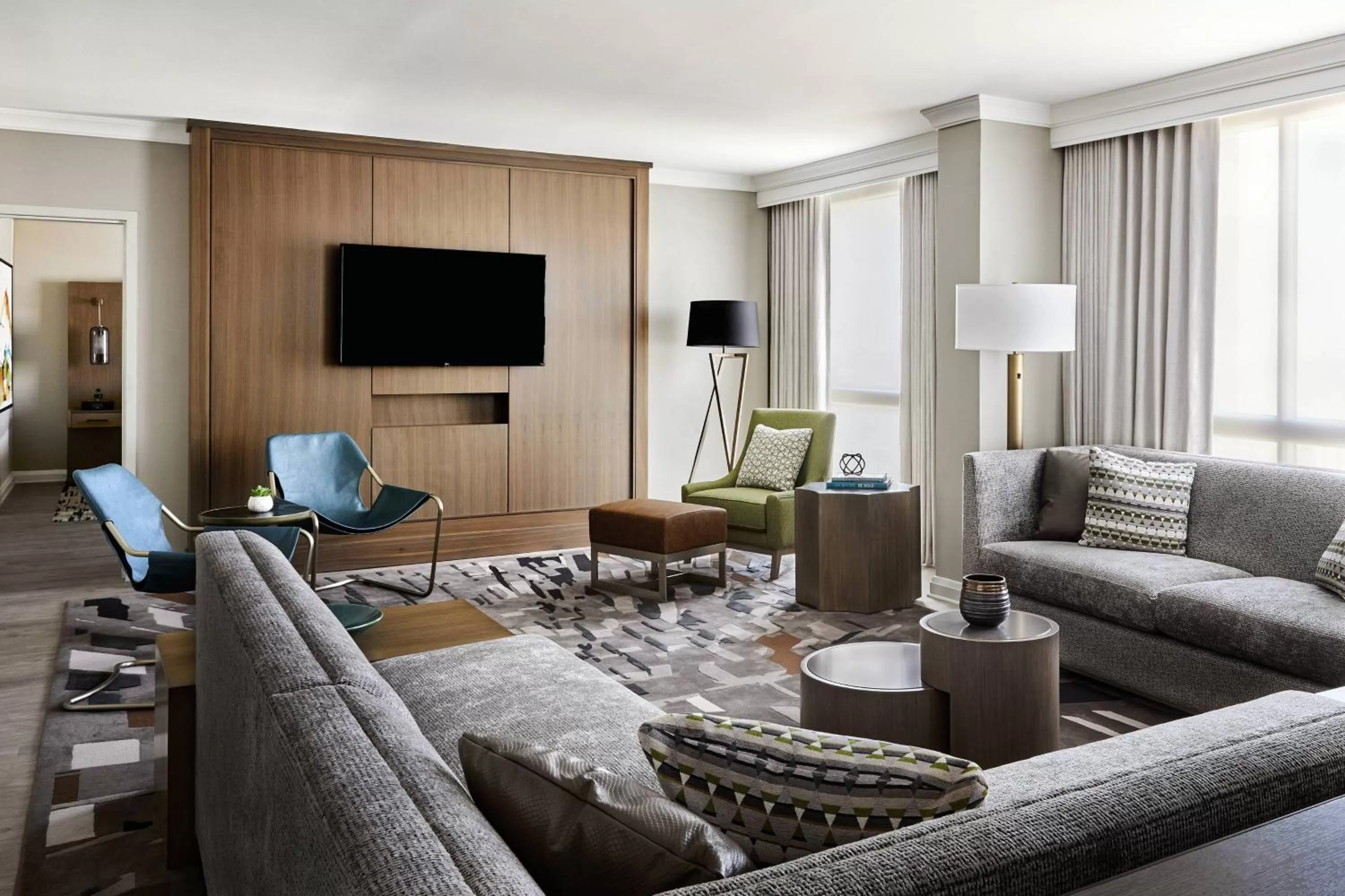 Living room in San Antonio Marriott Rivercenter on the River Walk