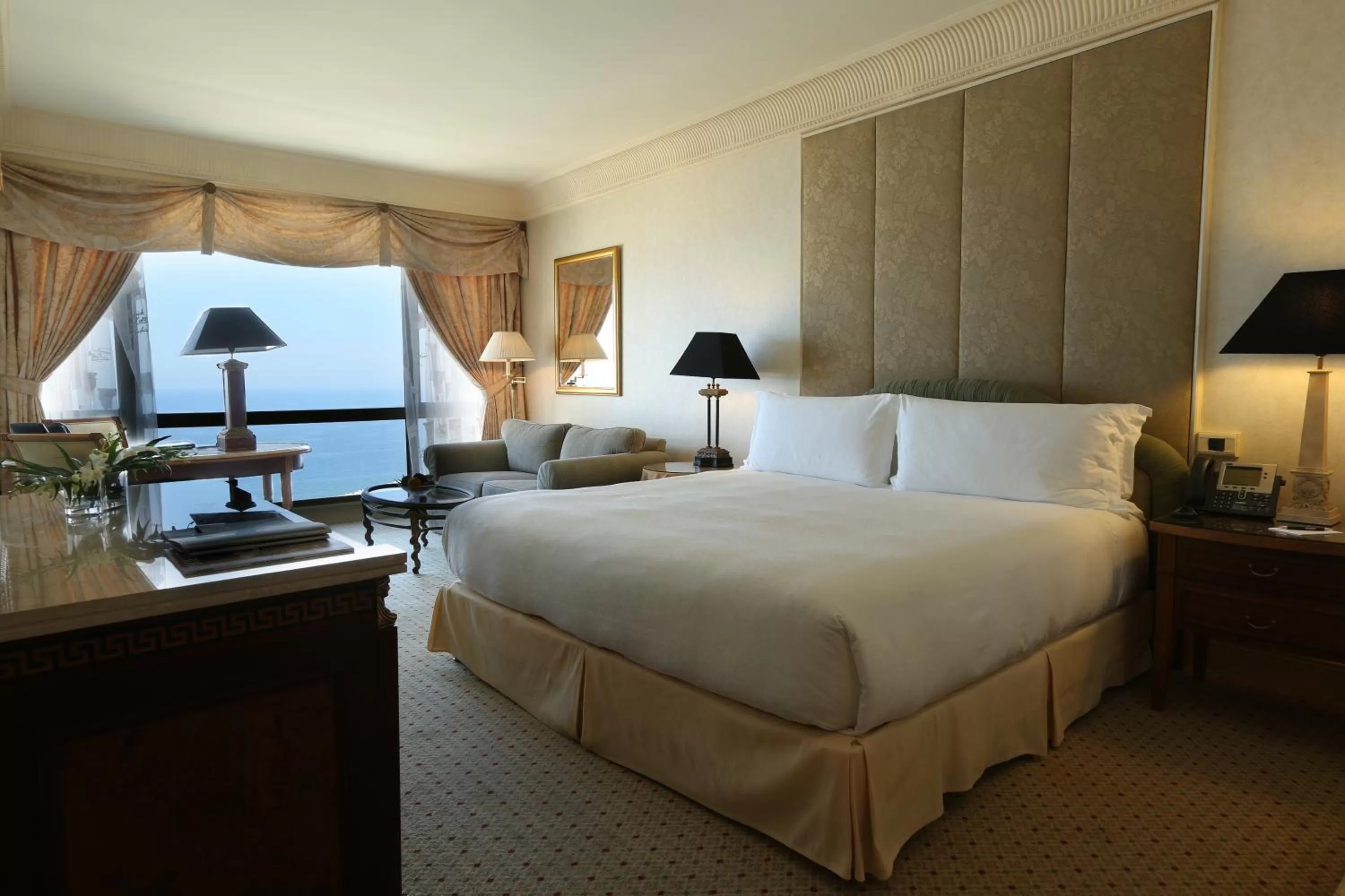 Bed in InterContinental Phoenicia Beirut by IHG