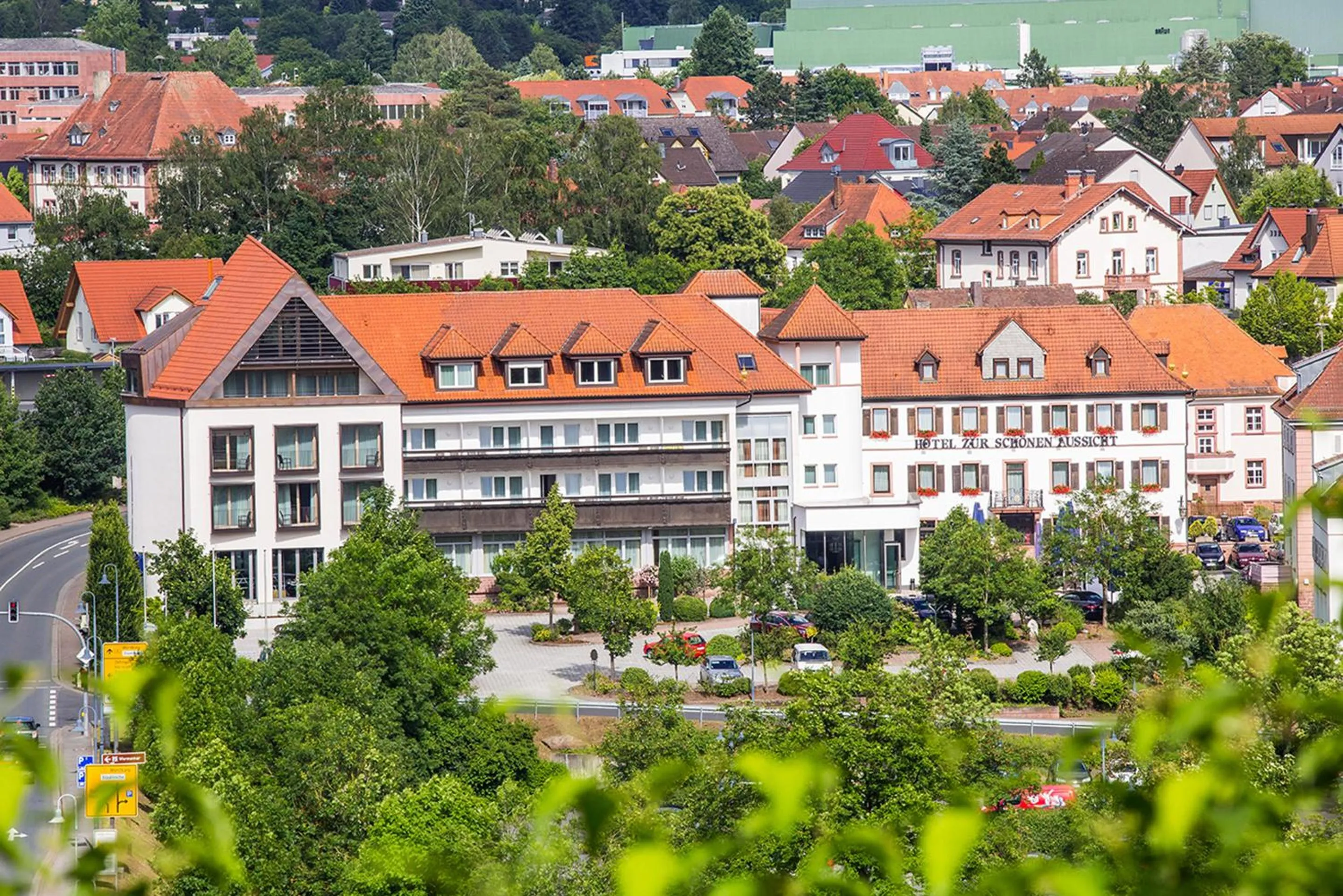 Bird's eye view in Hotel Zur Schönen Aussicht