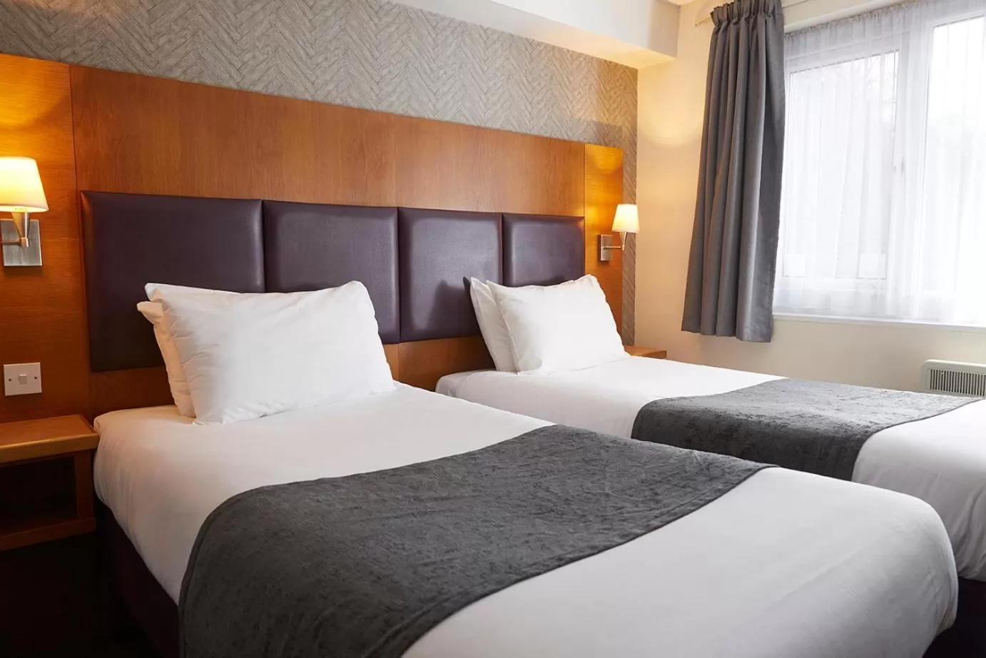 Bedroom, Bed in De Trafford Arms by Chef & Brewer Collection