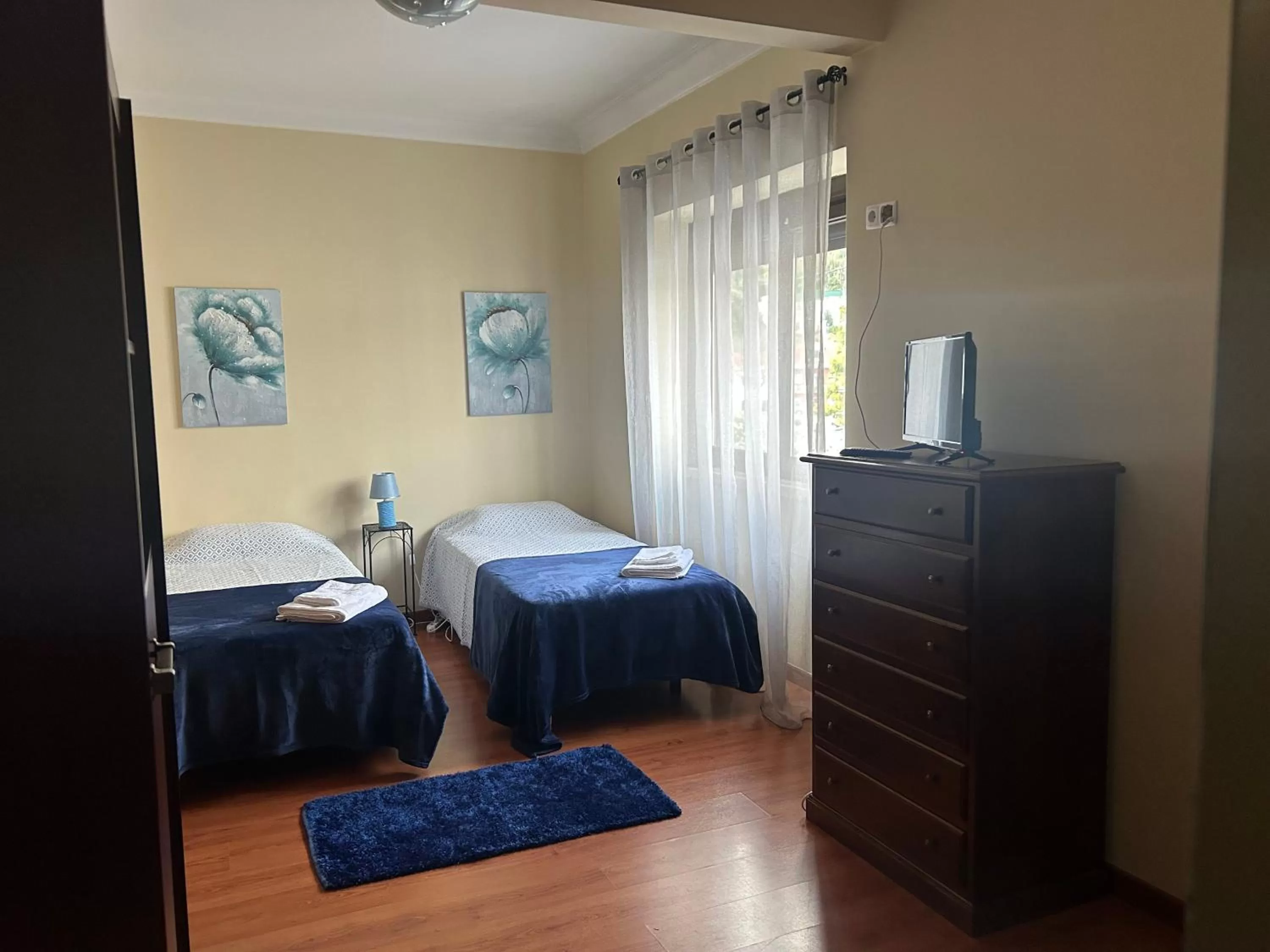 Bed in Alojamento Santa Catarina