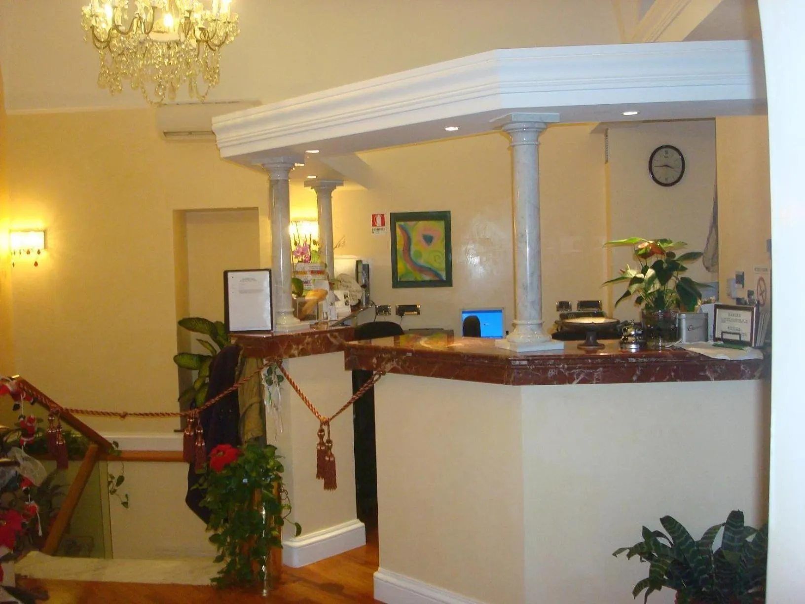 Lobby or reception in Hotel Demetra Capitolina