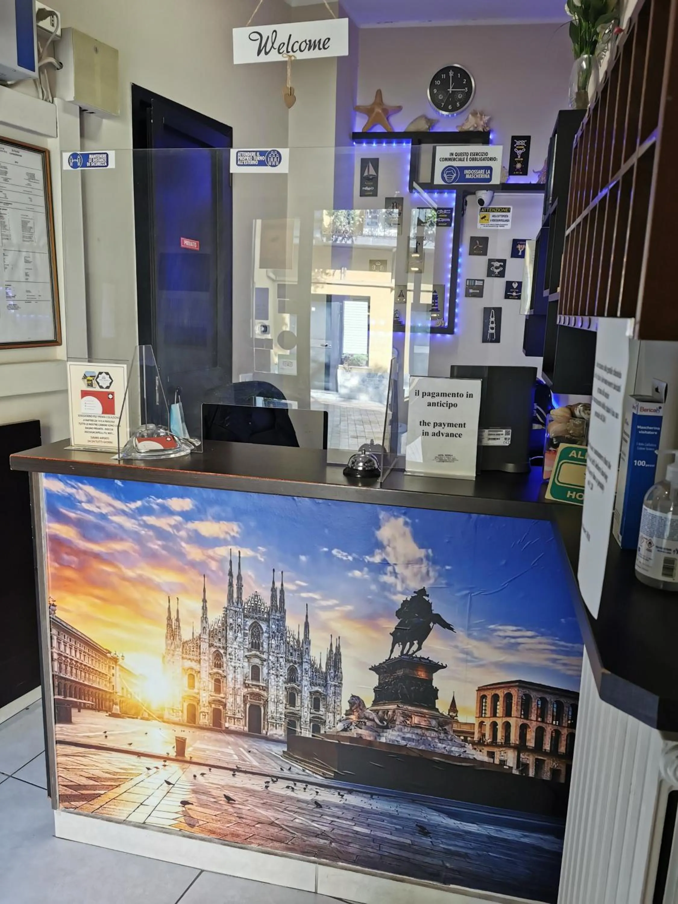 Lobby or reception in Hotel Bonola