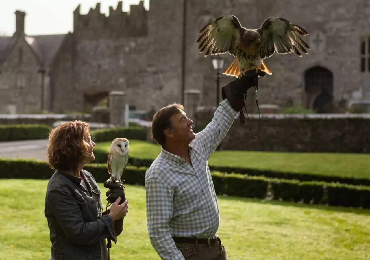 children in Kilkea Castle