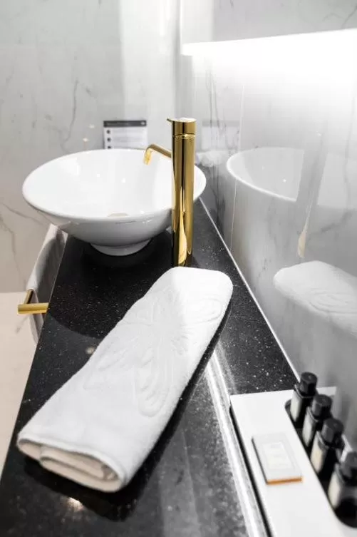 Bathroom in Elegans Hotel Brdo