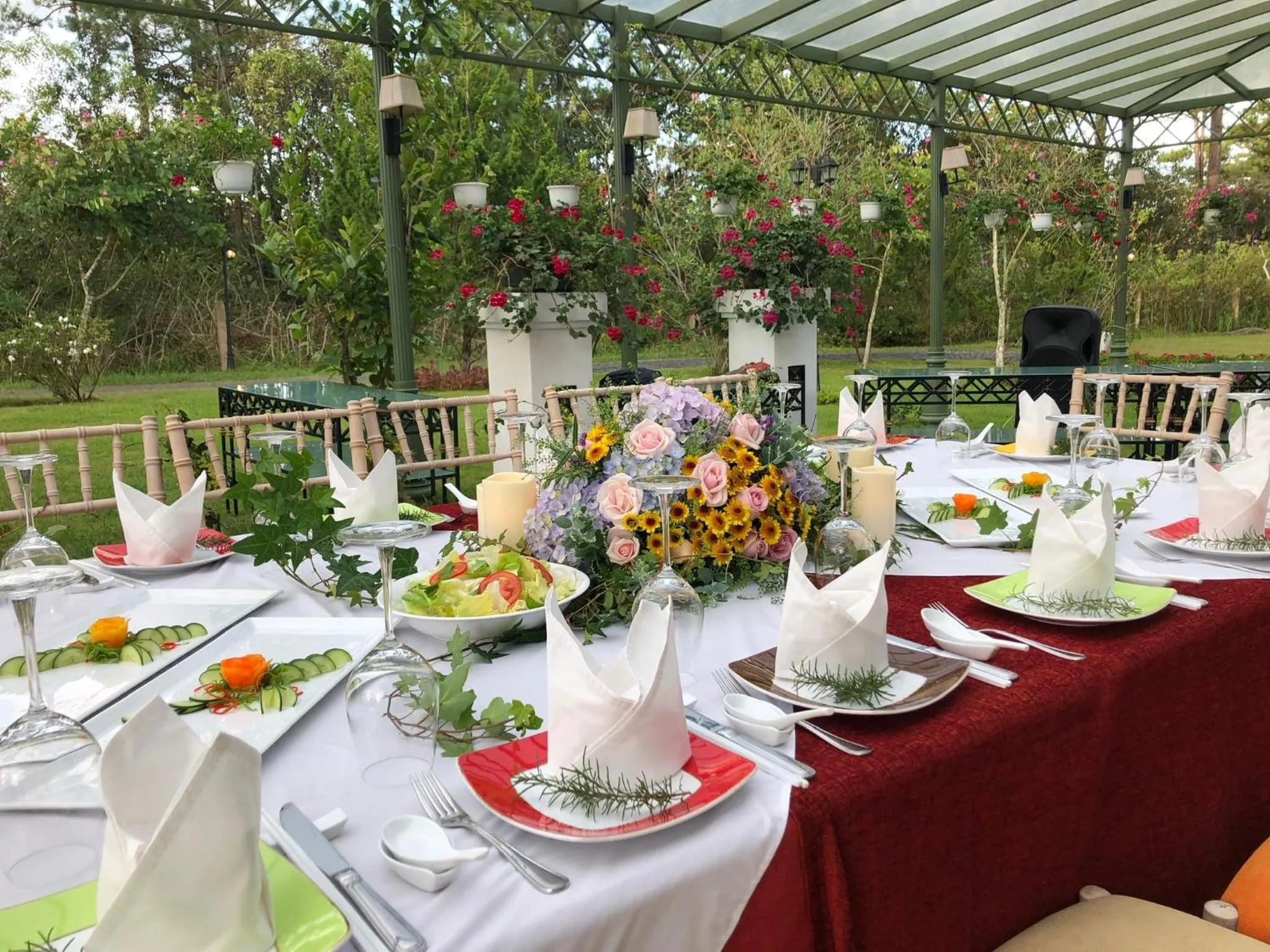 Food and drinks in Binh An Village Resort