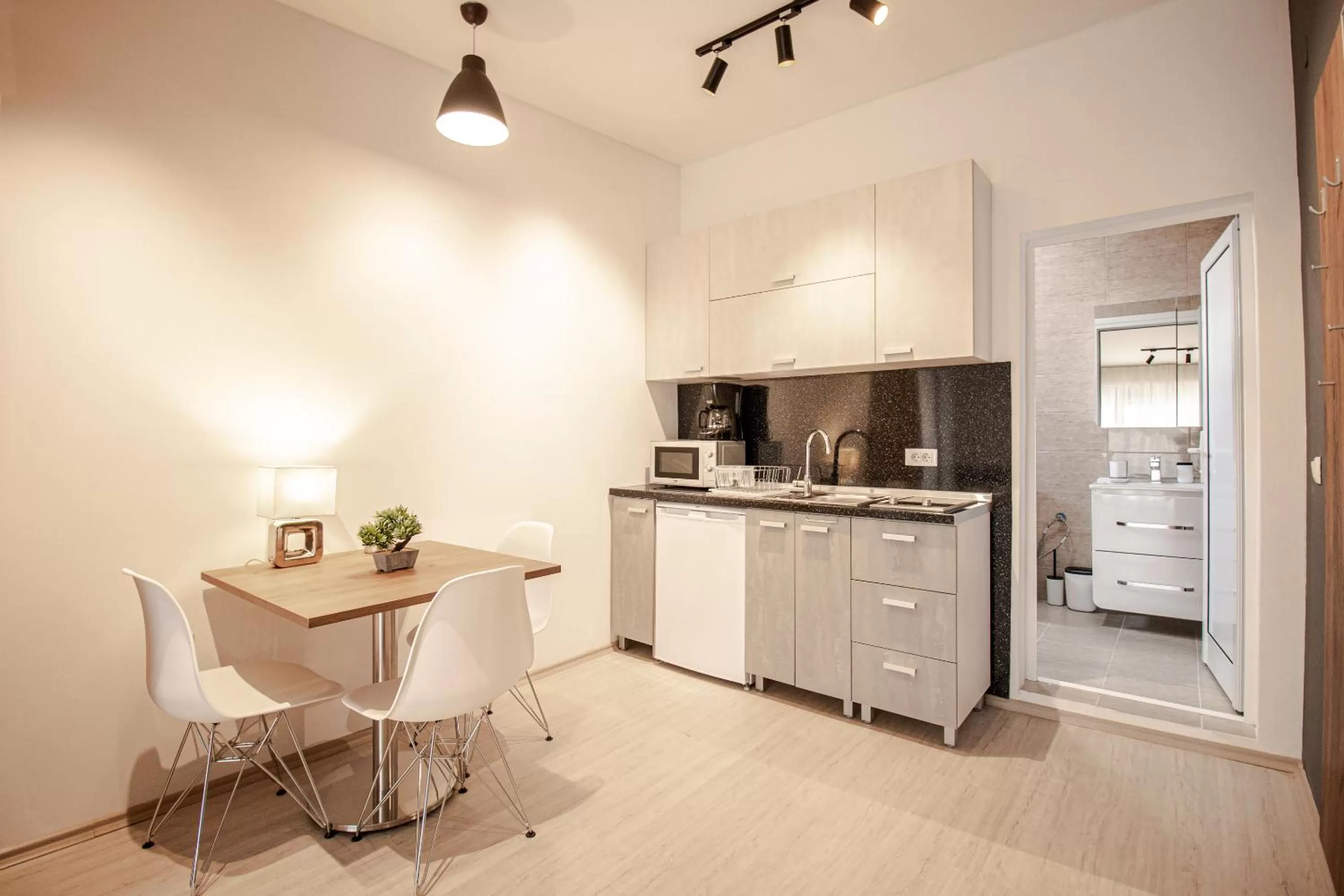 Kitchen or kitchenette in OASIS Apartments