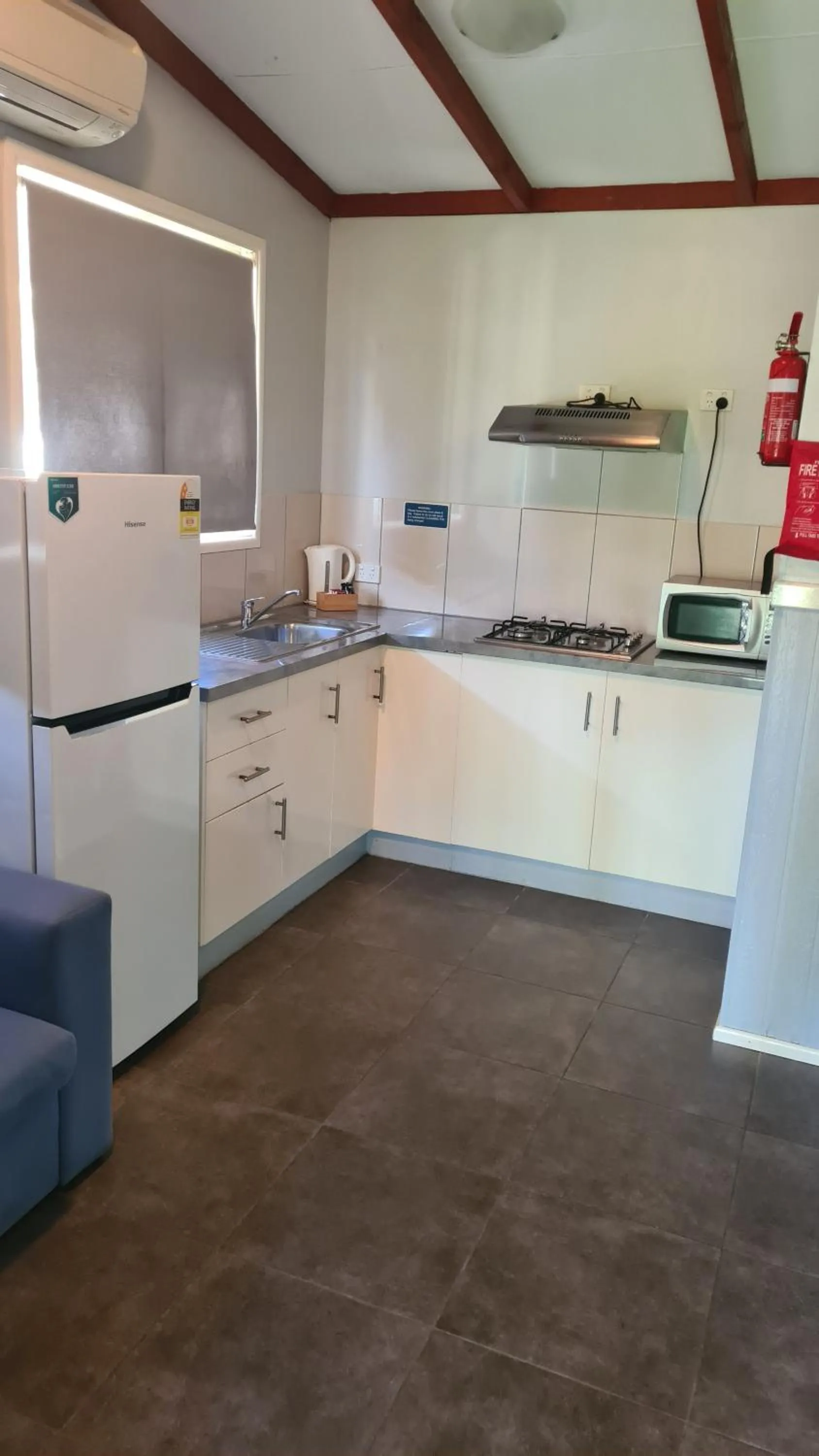 Kitchen or kitchenette in Banana Coast Caravan Park