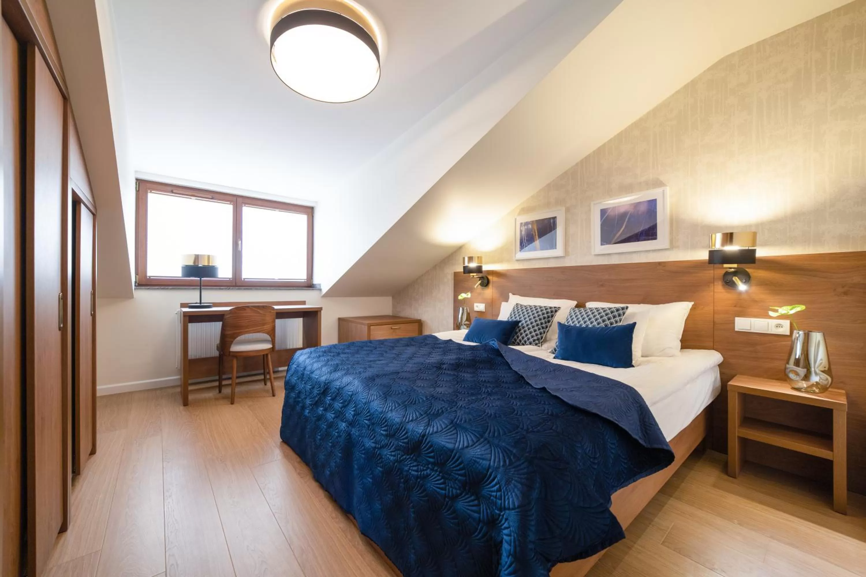 Bed in Portal House Apartments