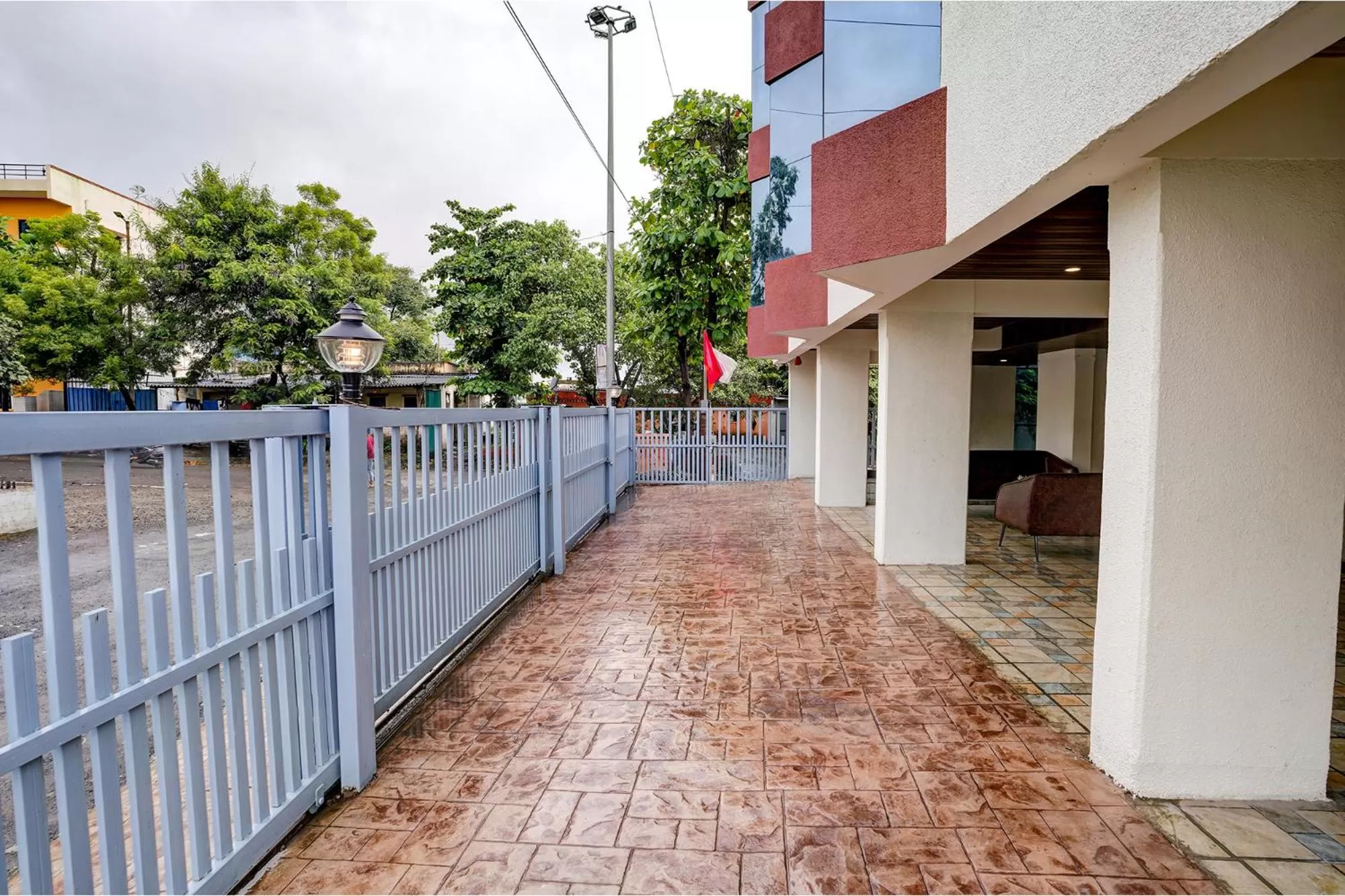 Parking in FabHotel Crystal Homes - nr Rajaram Bhiku stadium