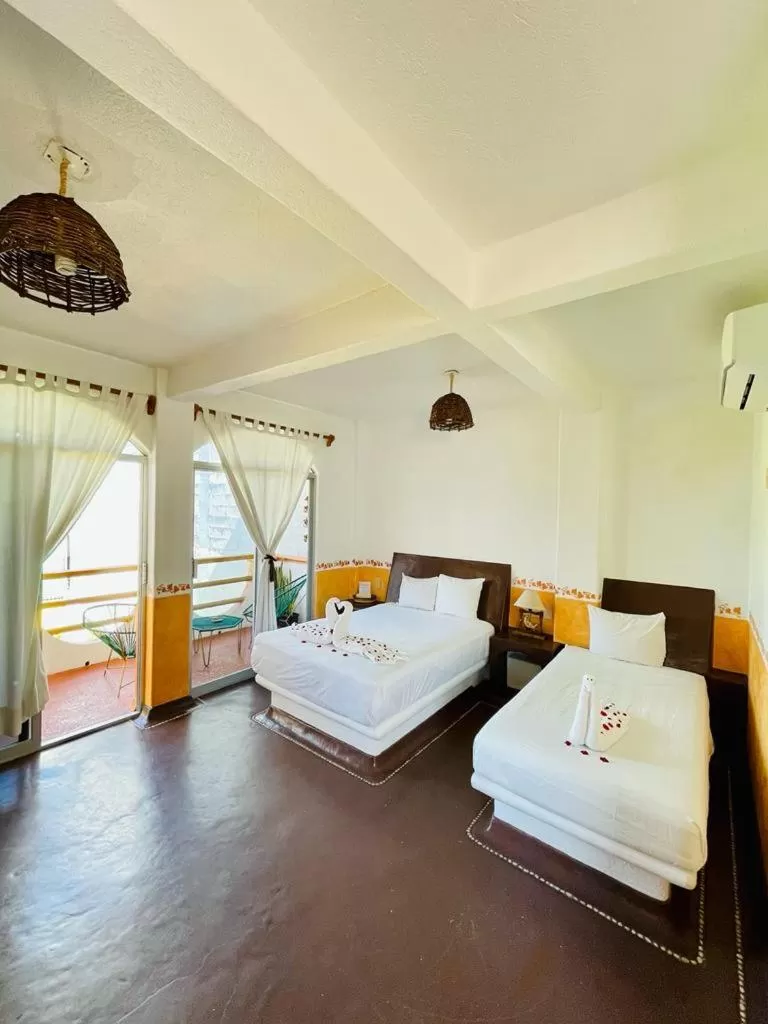 Bedroom, Bed in Hotel Casa de la Palma Bed & Breakfast