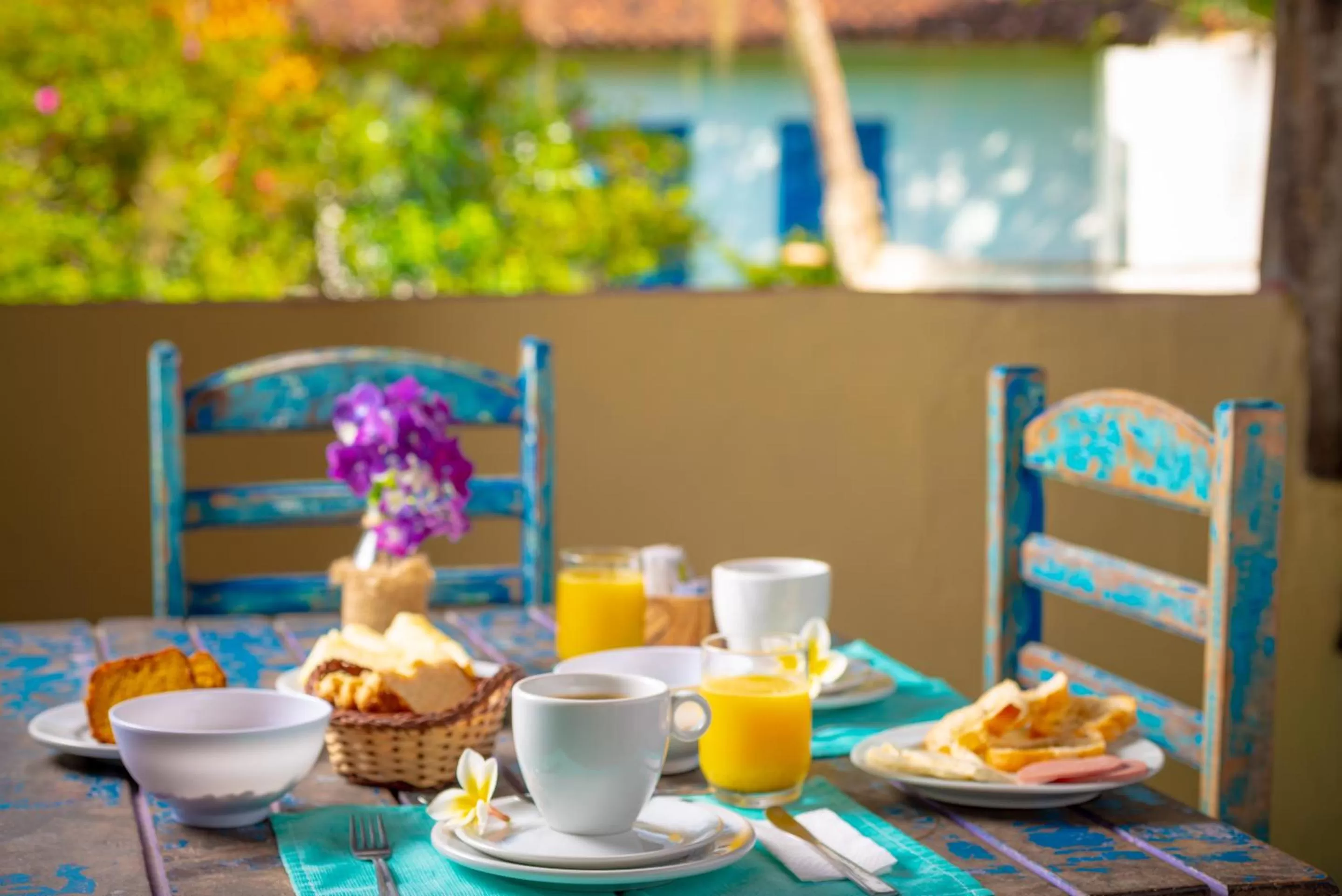 Food and drinks in Pousada da Rosa